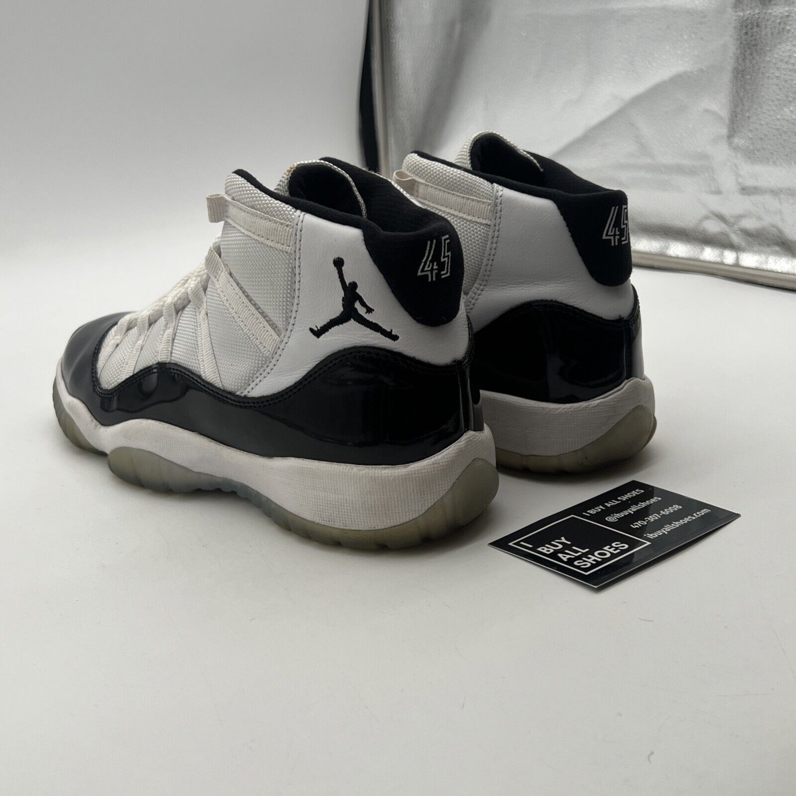 Size 7Y - Air Jordan 11 Retro 2018 Mid Concord (378038-100)
