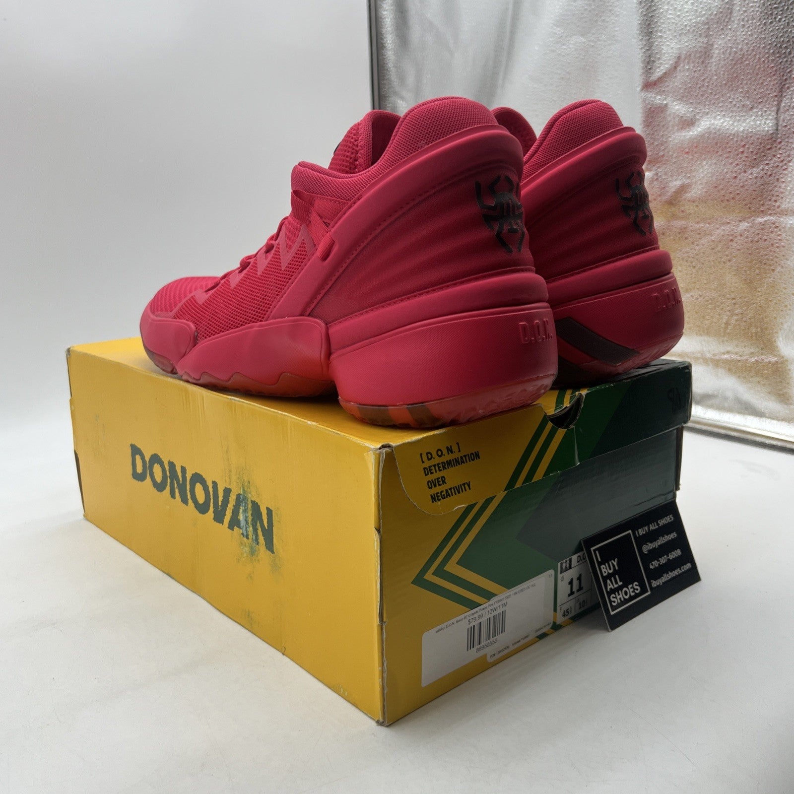 Size 11 - adidas Crayola x D.O.N. Issue #2 Power Pink (FV8961)