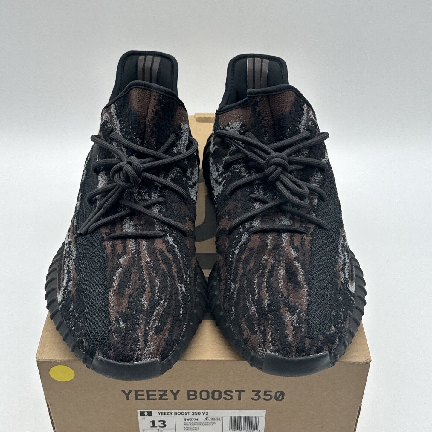 Size 13 - adidas Yeezy Boost 350 V2 Low MX Rock Black Brown Comfy Kanye West