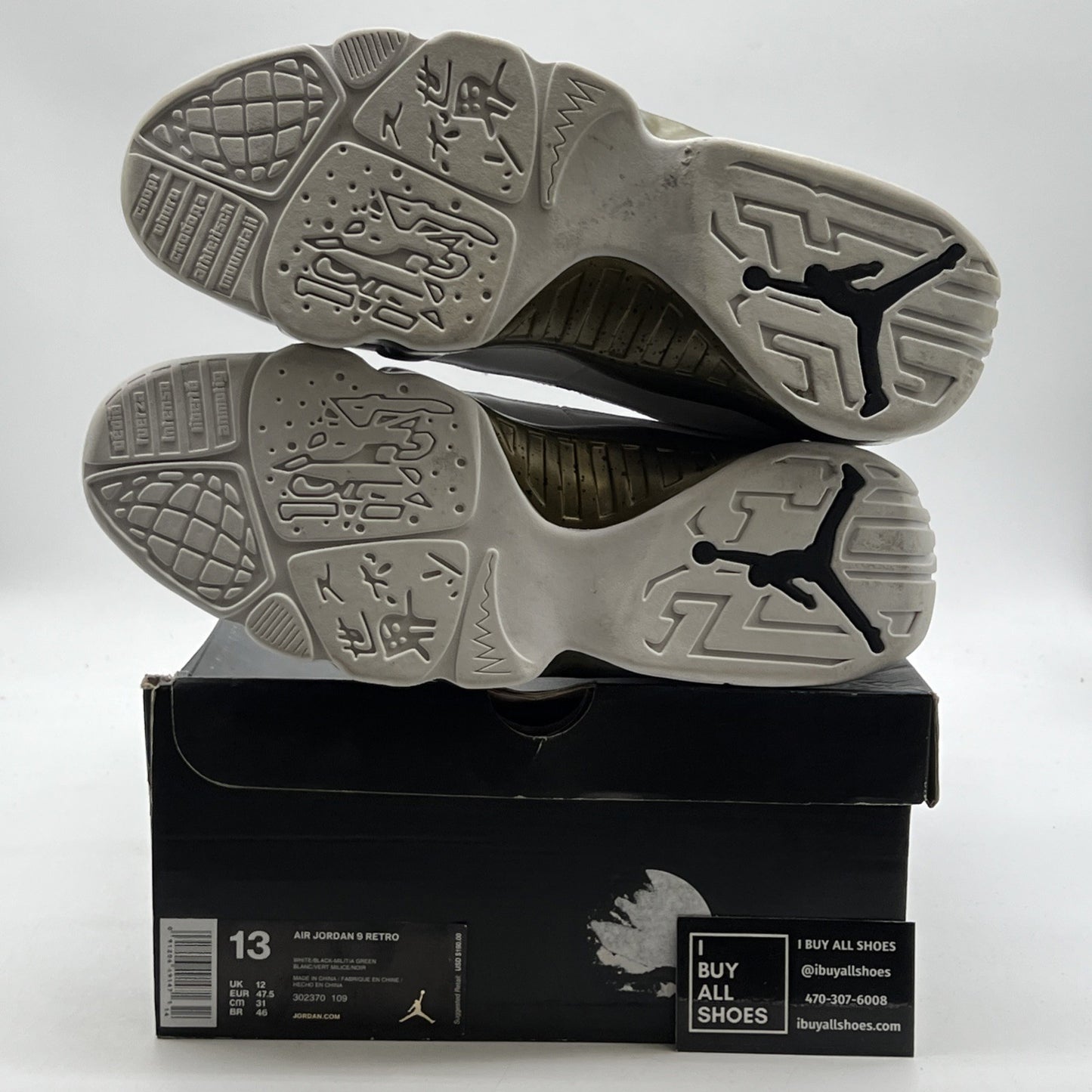 Size 13 - Air Jordan 9 Retro Statue (302370-109)