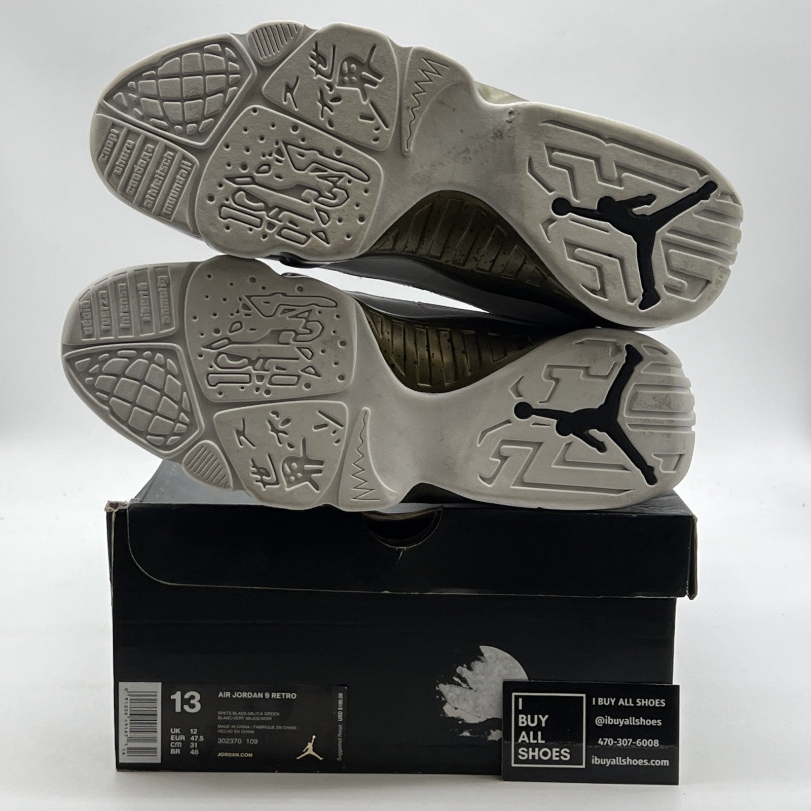 Size 13 - Air Jordan 9 Retro Statue (302370-109)