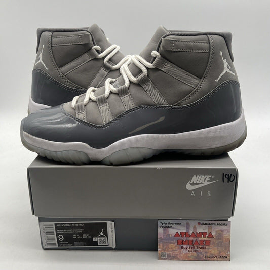 Size 9 - Jordan 11 Retro High Cool Grey White Leather (CT8012-005)