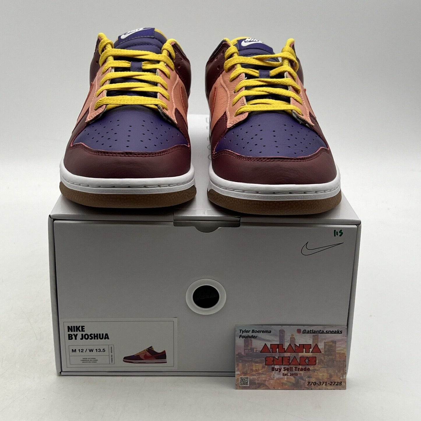 Size 12 - Nike Dunk Low Nike By You Id "Multi Color" (FN0569-900)