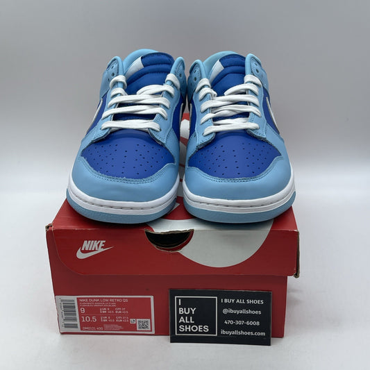 Size 9 - Nike Dunk Low Retro QS Argon Blue White Leather (DM0121-400)