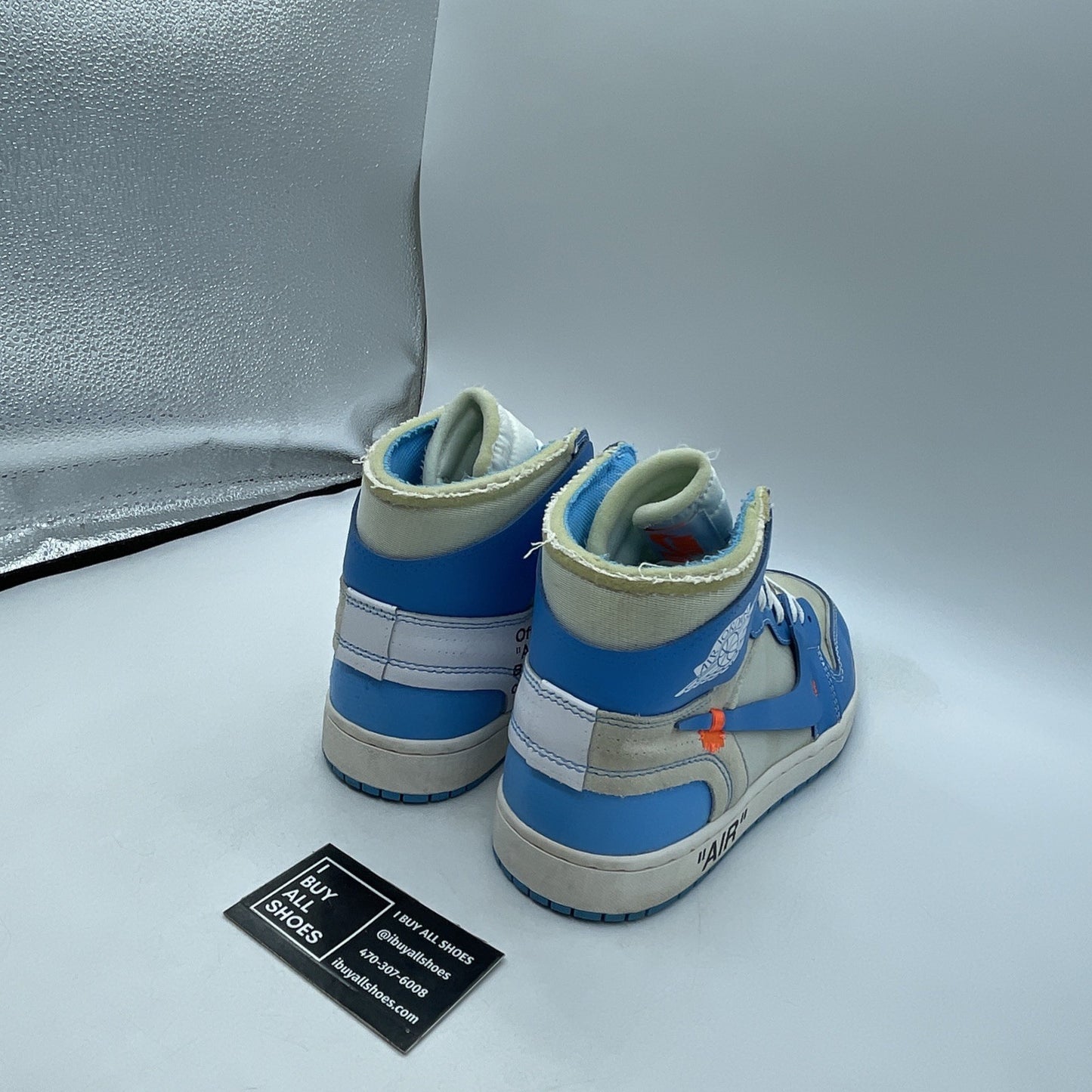 Size 9.5 - Air Jordan 1 Retro OG x Off-White High UNC (AQ0818-148)