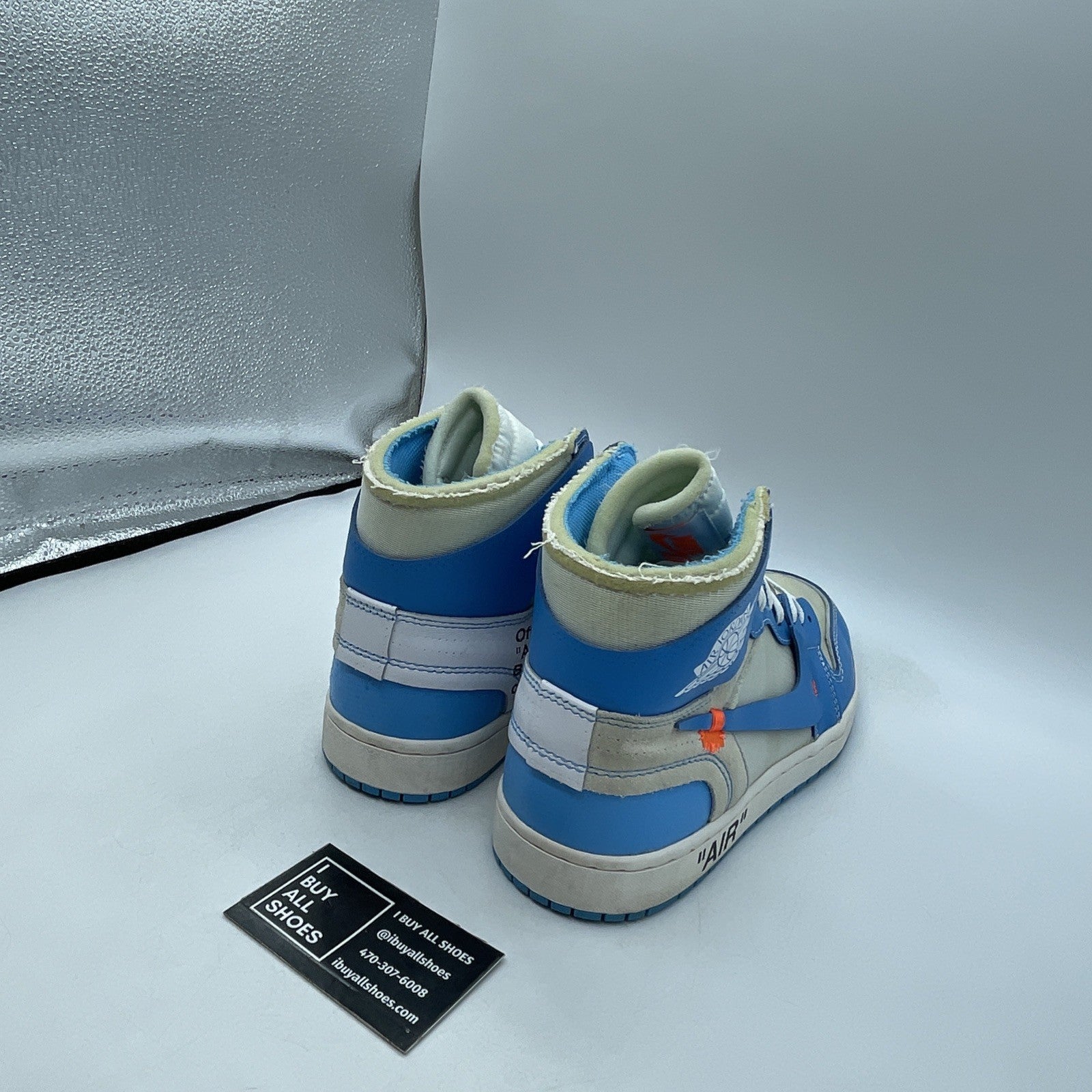 Size 9.5 - Air Jordan 1 Retro OG x Off-White High UNC (AQ0818-148)