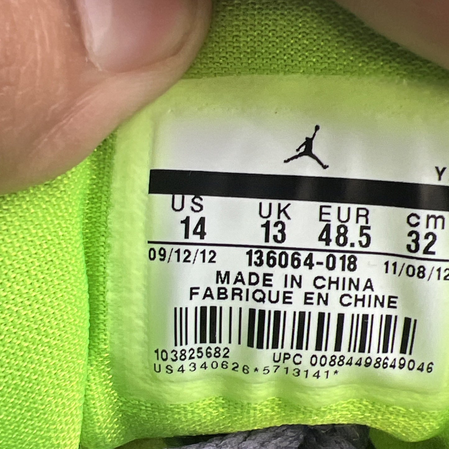 Size 14 - Air Jordan 3 Retro Joker (136064-018)