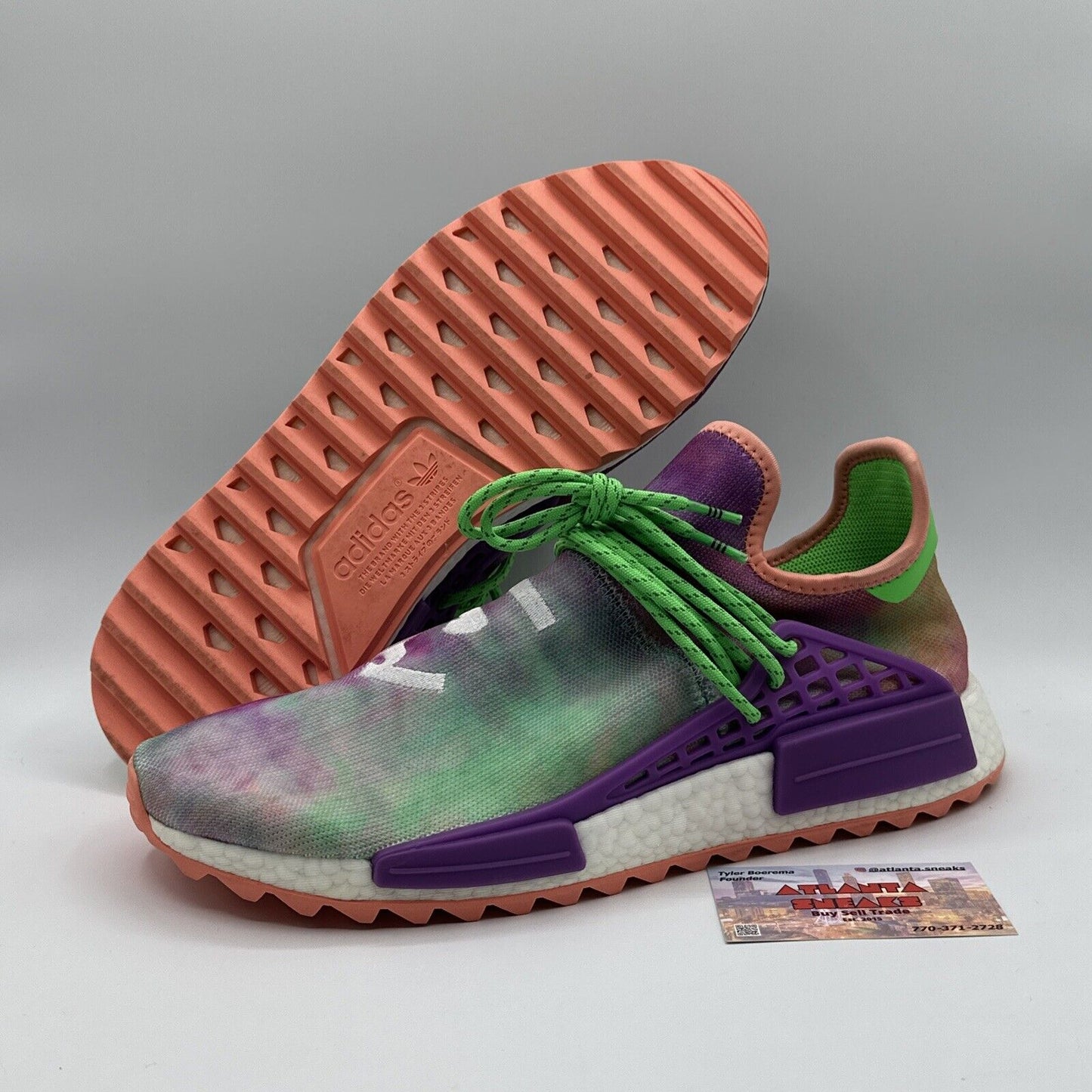 Adidas NMD Human Race Trail x Pharrell Holi Festival 2018 - AC7034-Size 12