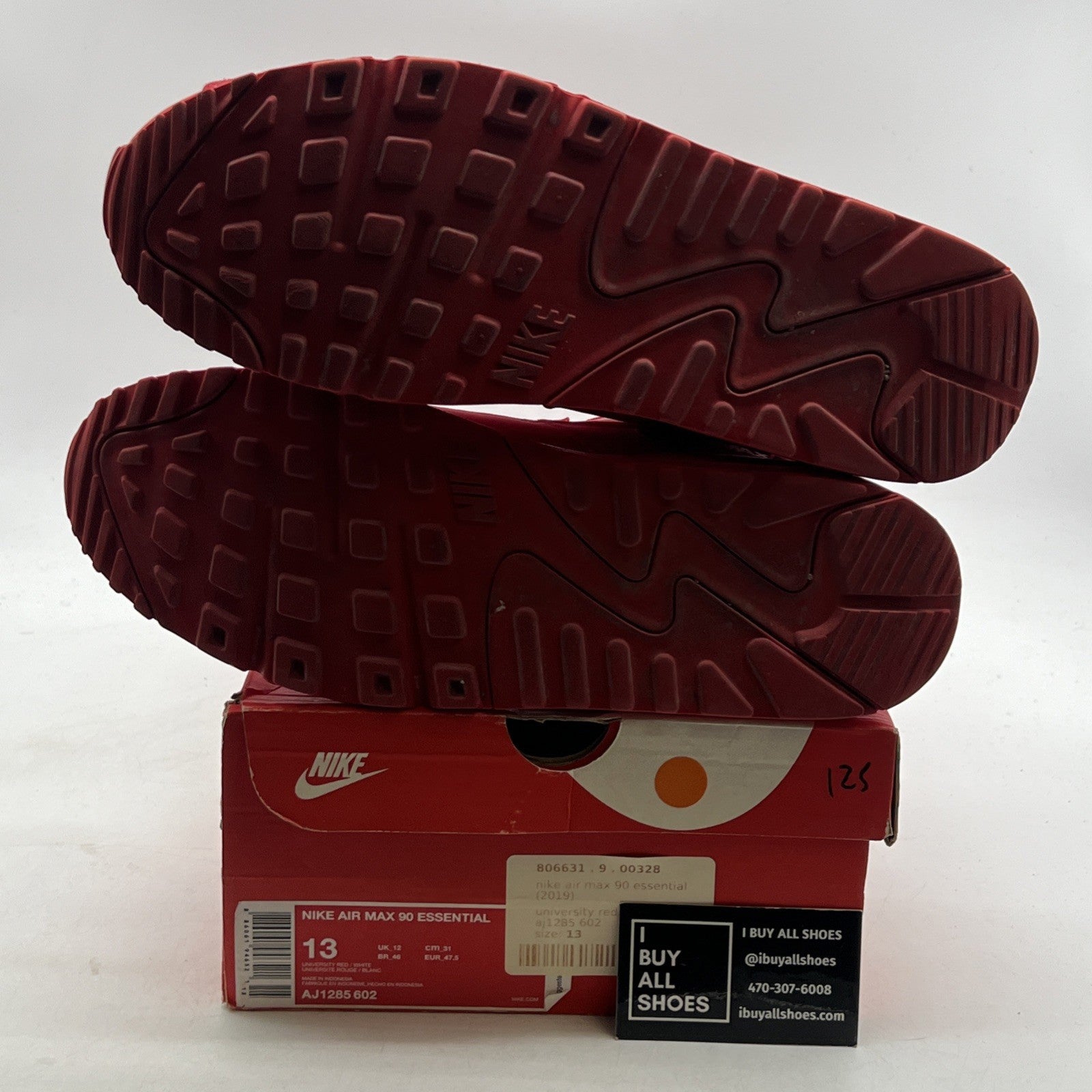 Size 13 - Nike Air Max 90 Essential University Red (AJ1285-602)