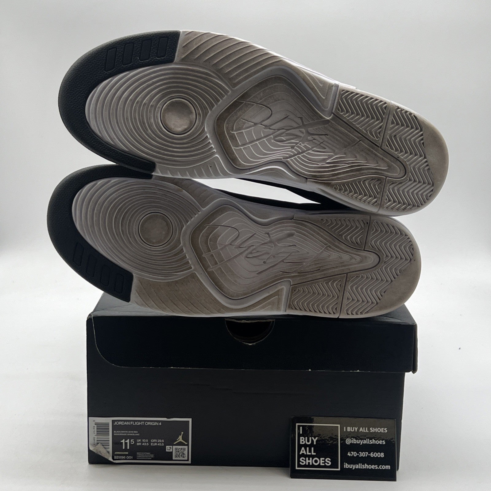 Size 11.5 - Jordan Flight Origin 4 Black (921196-001)