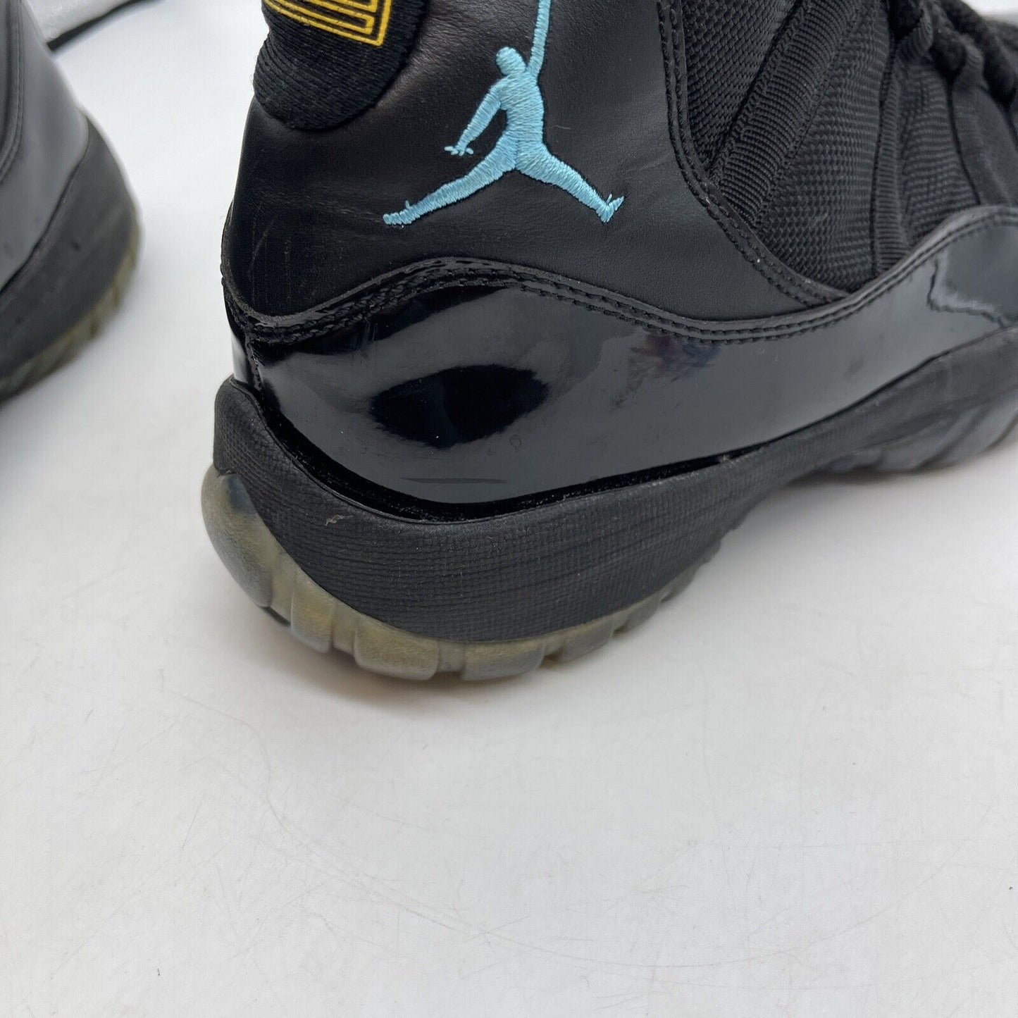 Size 9.5 - Jordan 11 Retro High Gamma Blue Yellow Black Leather (378037-006)