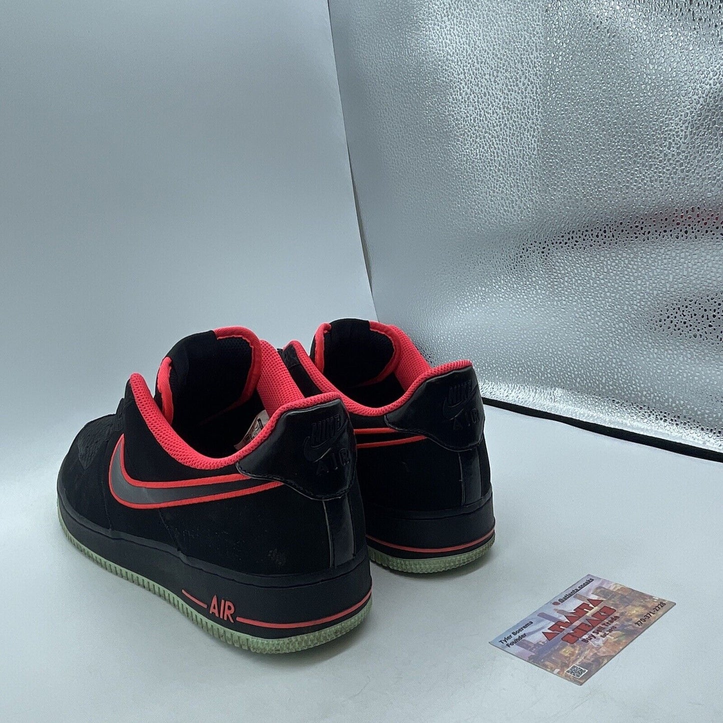Size 11 - Nike Air Force 1 Yeezy Pink Black Suede (488298-048)
