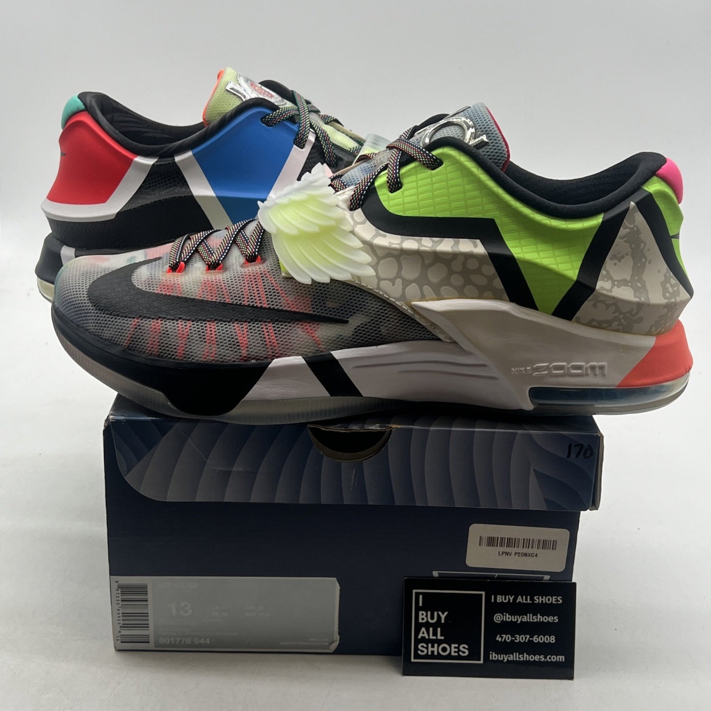 Size 13 - Nike KD 7 What The KD (801778-944)