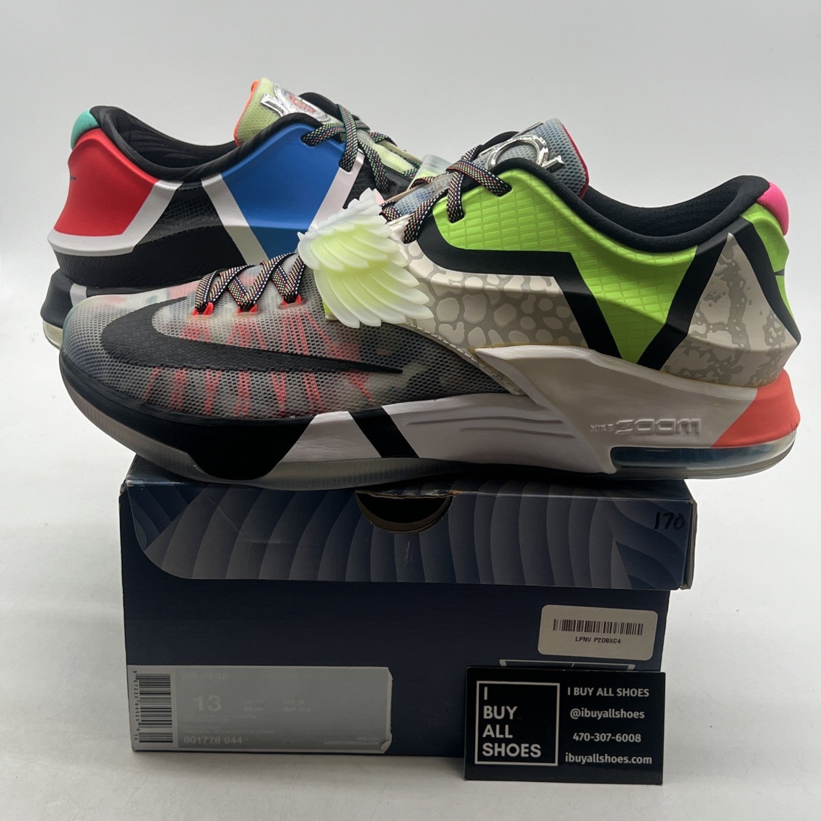 Size 13 - Nike KD 7 What The KD (801778-944)