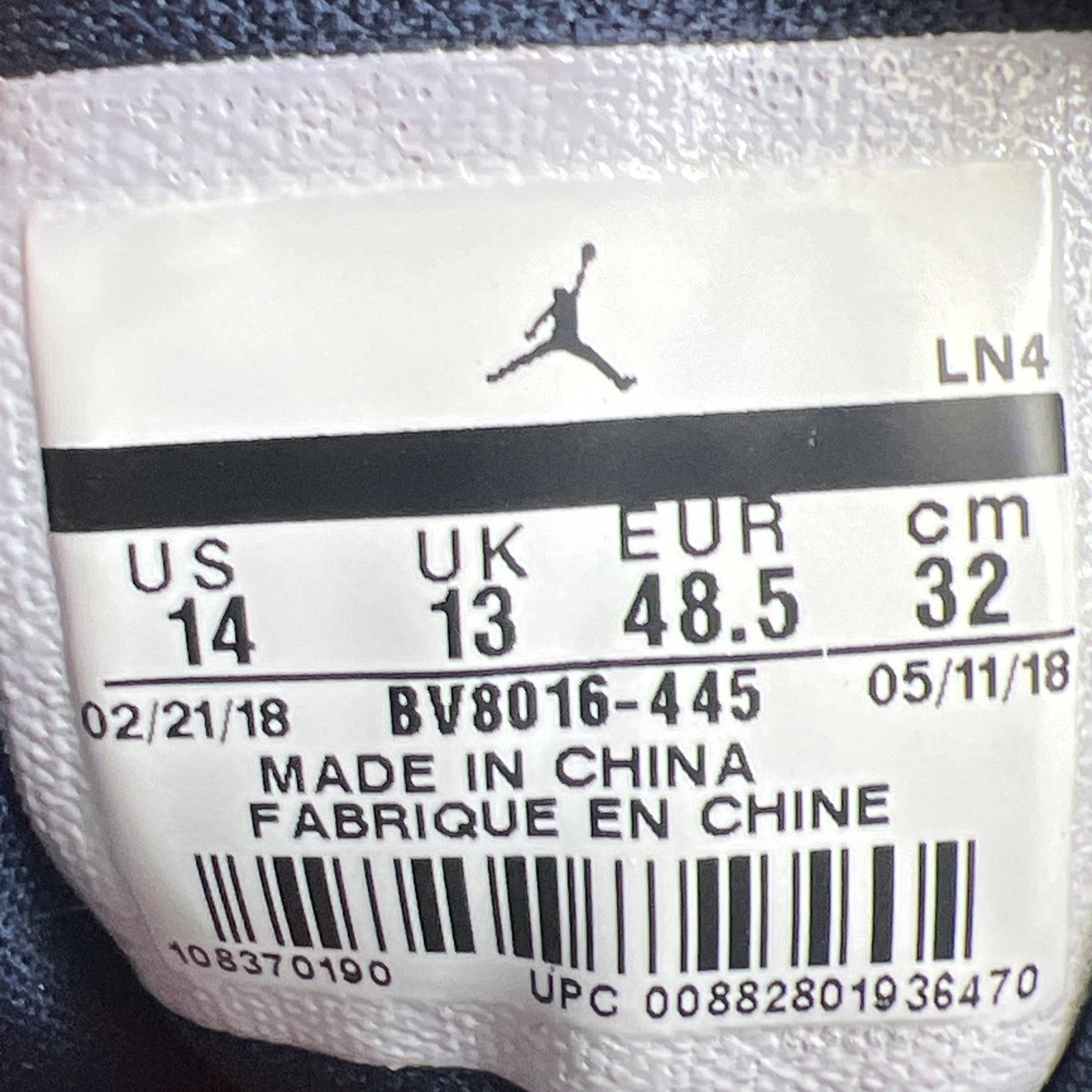 Size 14 - Air Jordan 12 Retro International Flight (BV8016-455)