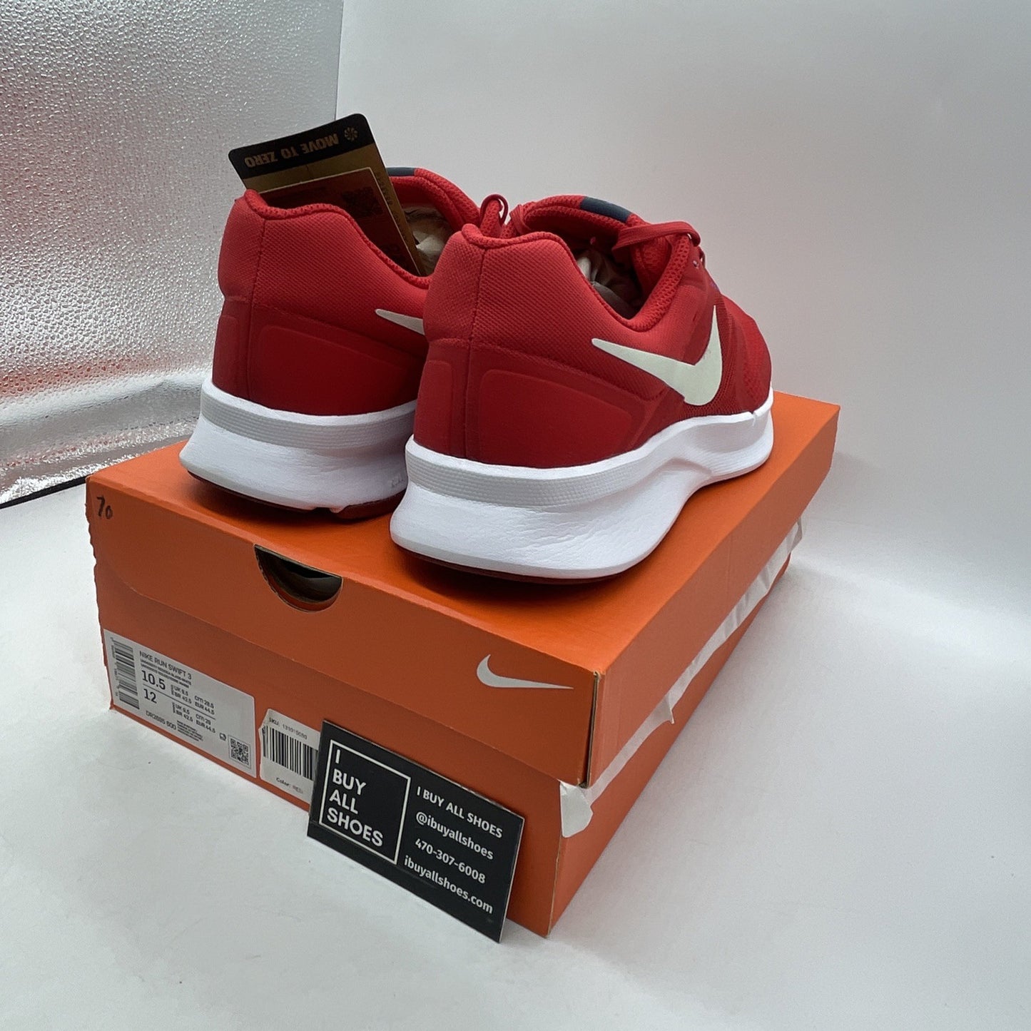 Size 10.5 - Nike Run Swift 3 University Red Sea Glass (DR2695-600)