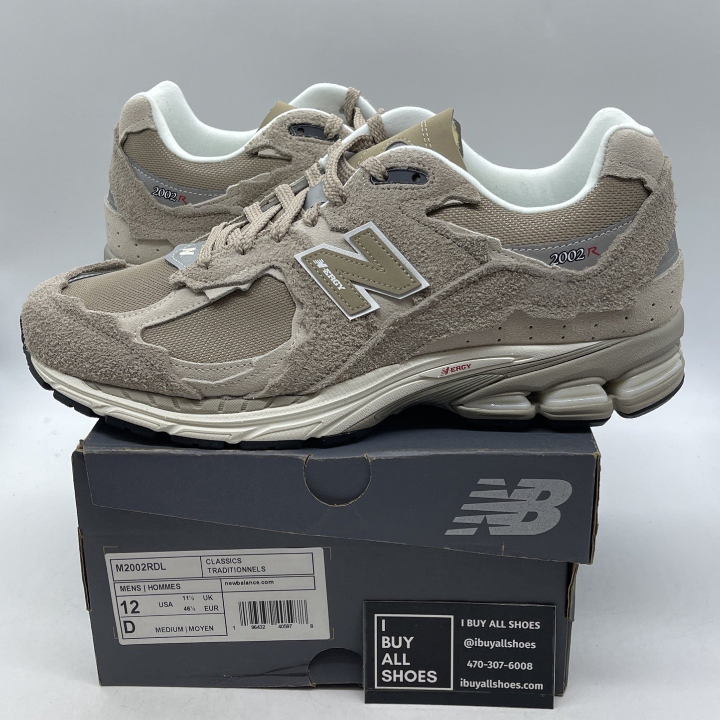 Size 12 - New Balance 2002R Protection Pack Driftwood (M2002RDL)