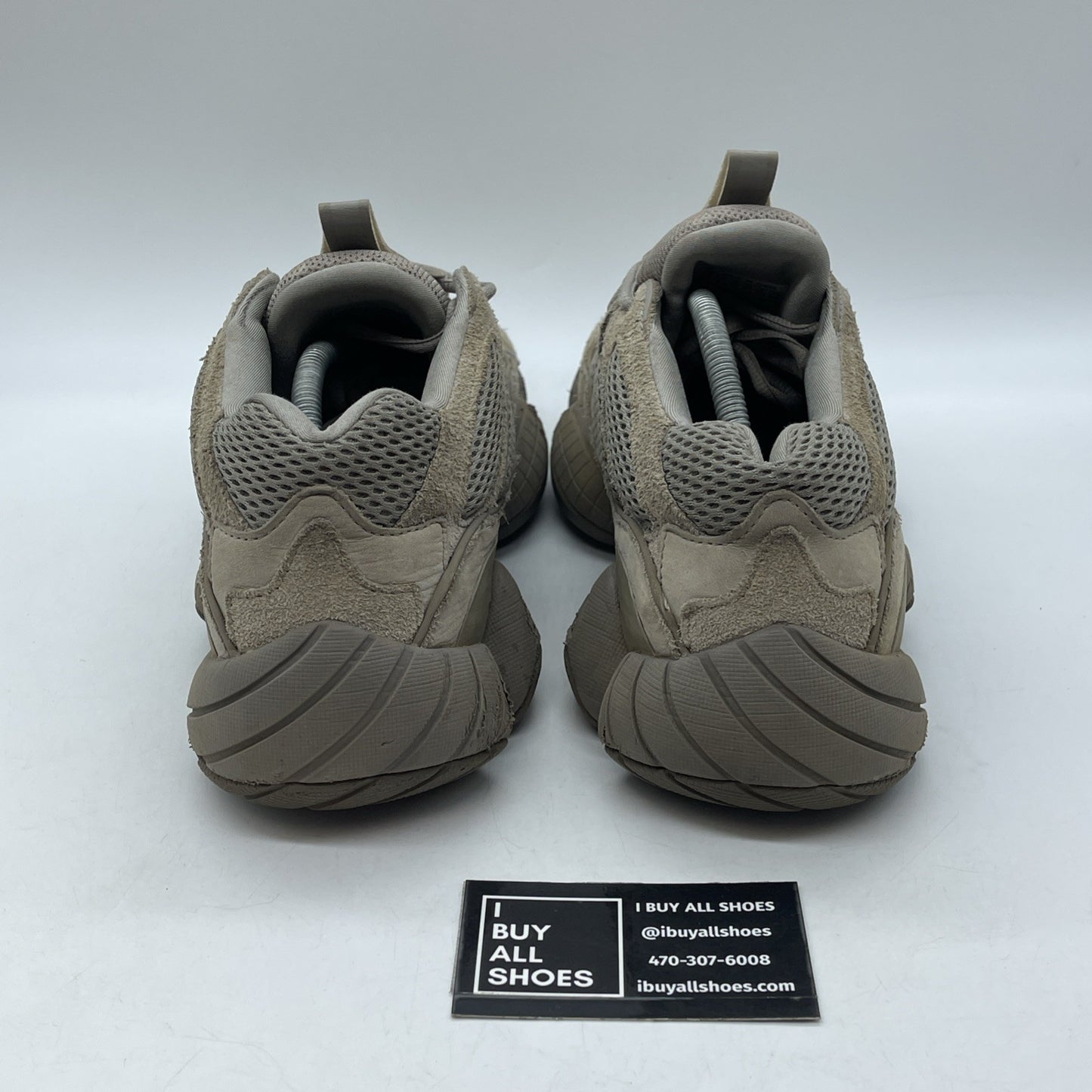 Size 12.5 - adidas Yeezy 500 Ash Grey Brown Suede Leather (GX3607)