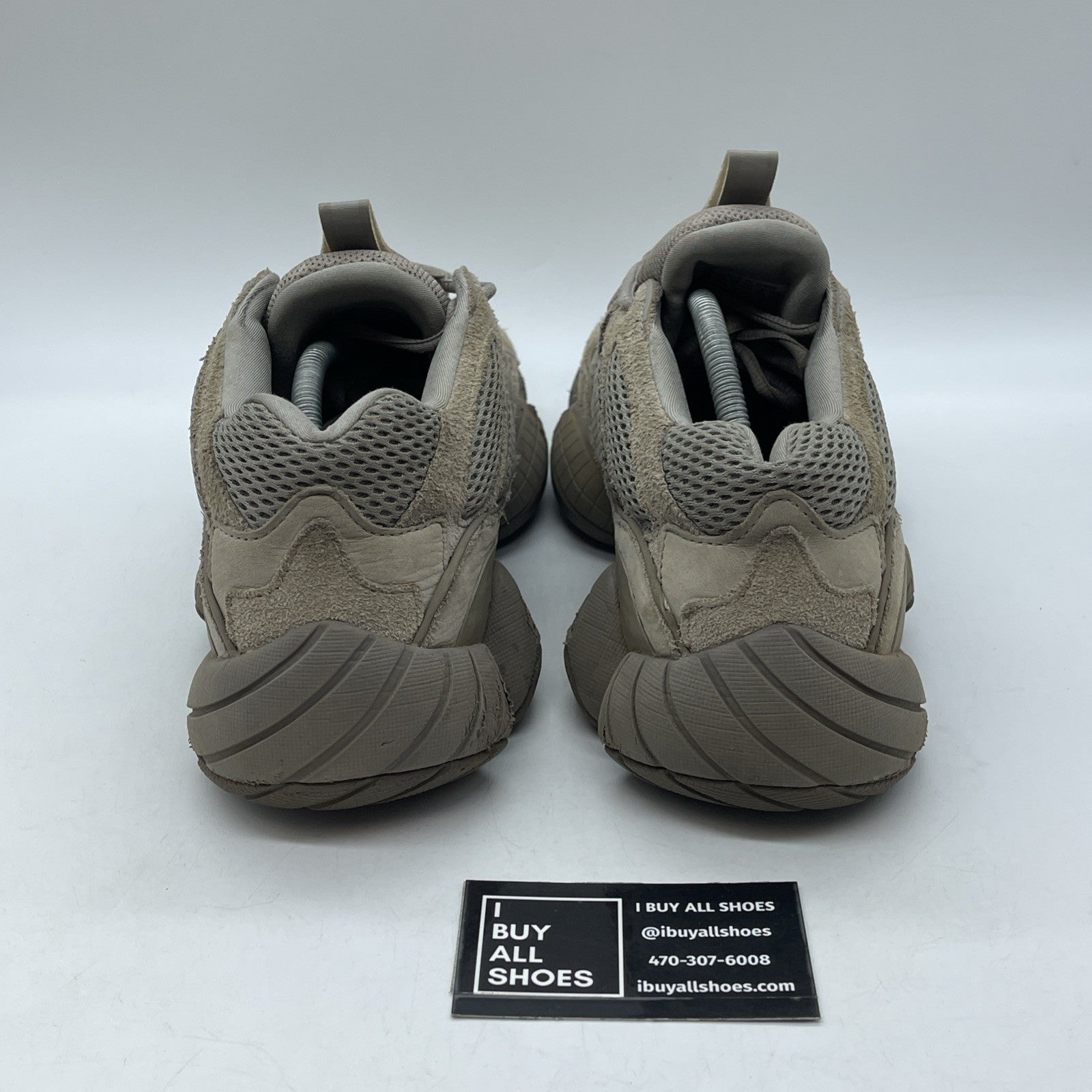 Size 12.5 - adidas Yeezy 500 Ash Grey Brown Suede Leather (GX3607)