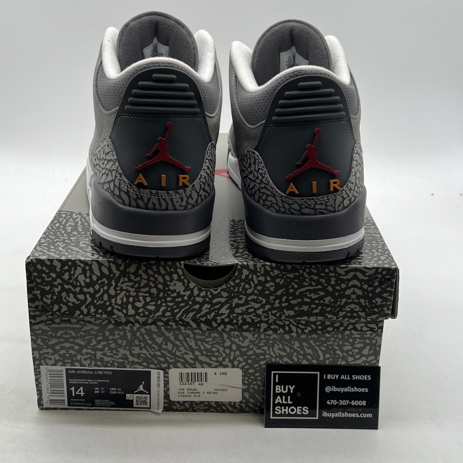 Size 14 - Air Jordan 3 Retro Mid Cool Grey (CT8532-012)