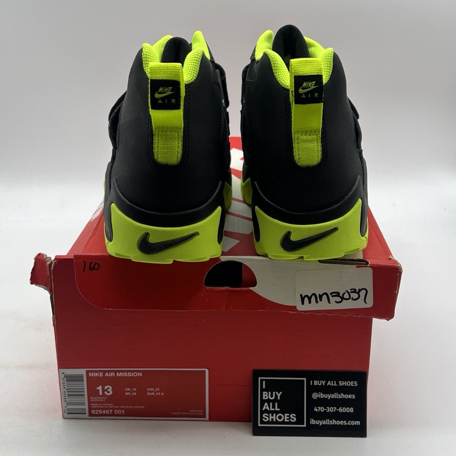Size 13 - Nike Air Mission Yellow (629467-001)