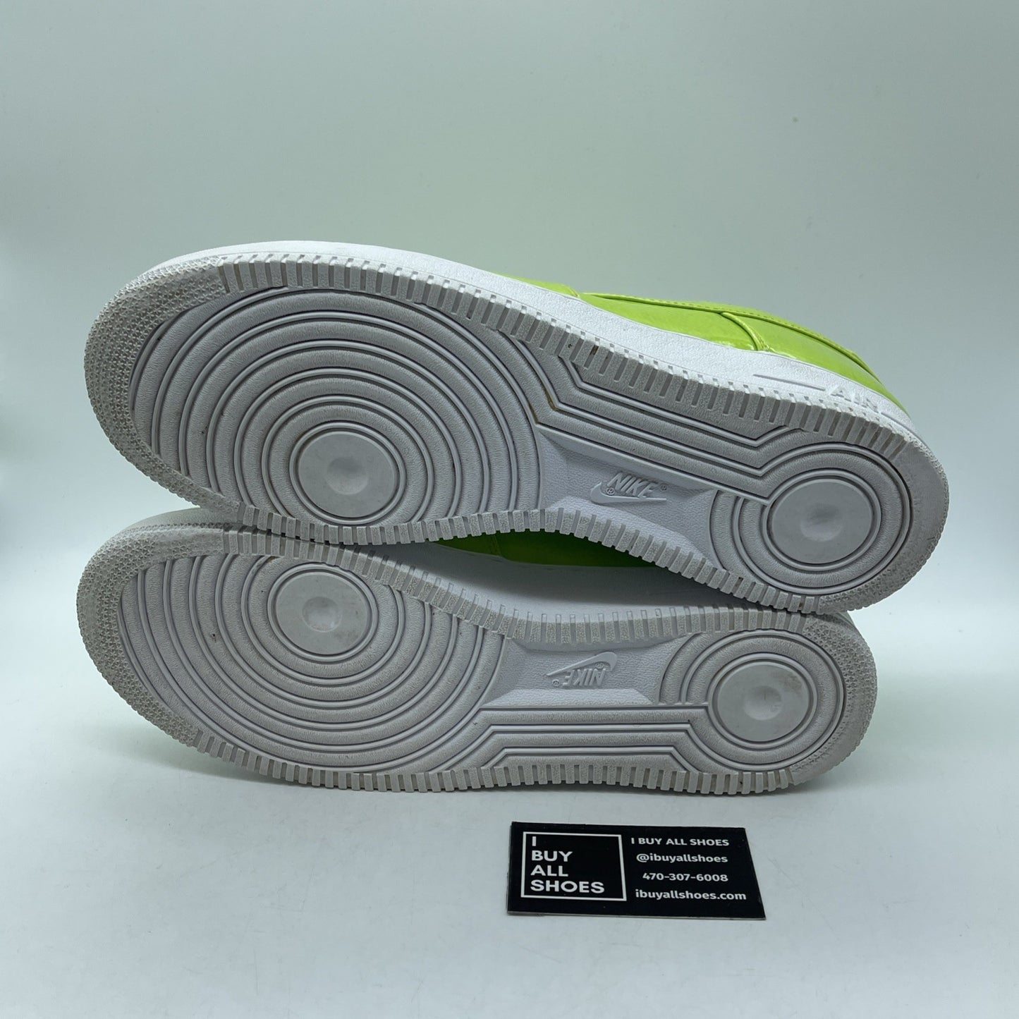 Size 12 - Nike Air Force 1 '07 LV8 UV Cyber Green Leather (AJ9505-300)