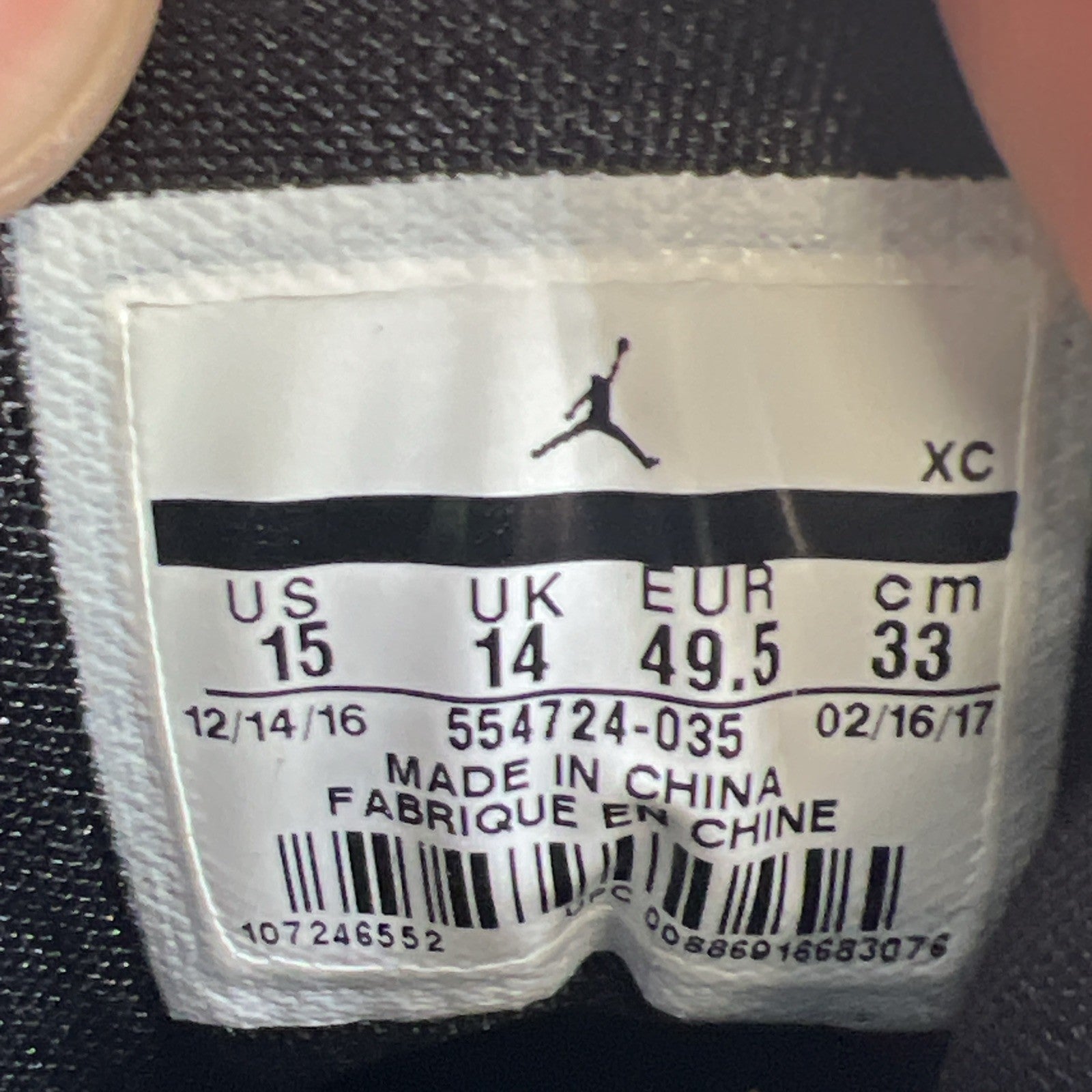 Size 15 - Air Jordan 1 Retro 2017 Mid New Love (554724-035)