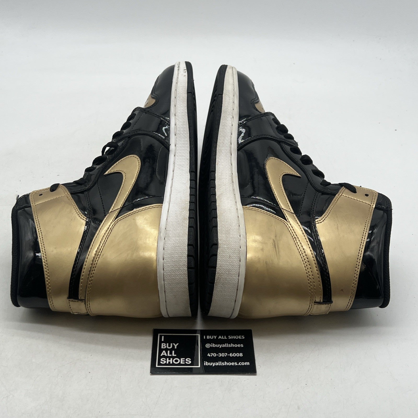 Size 14 - Air Jordan 1 Retro OG NRG High Gold Toe (861428-007)