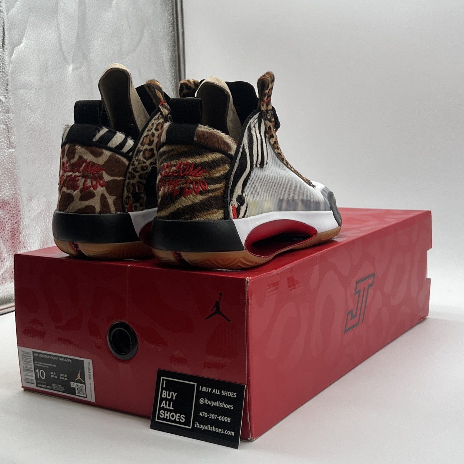 Size 10 - Jayson Tatum x Air Jordan 34 Welcome To The Zoo (DA1899-900)