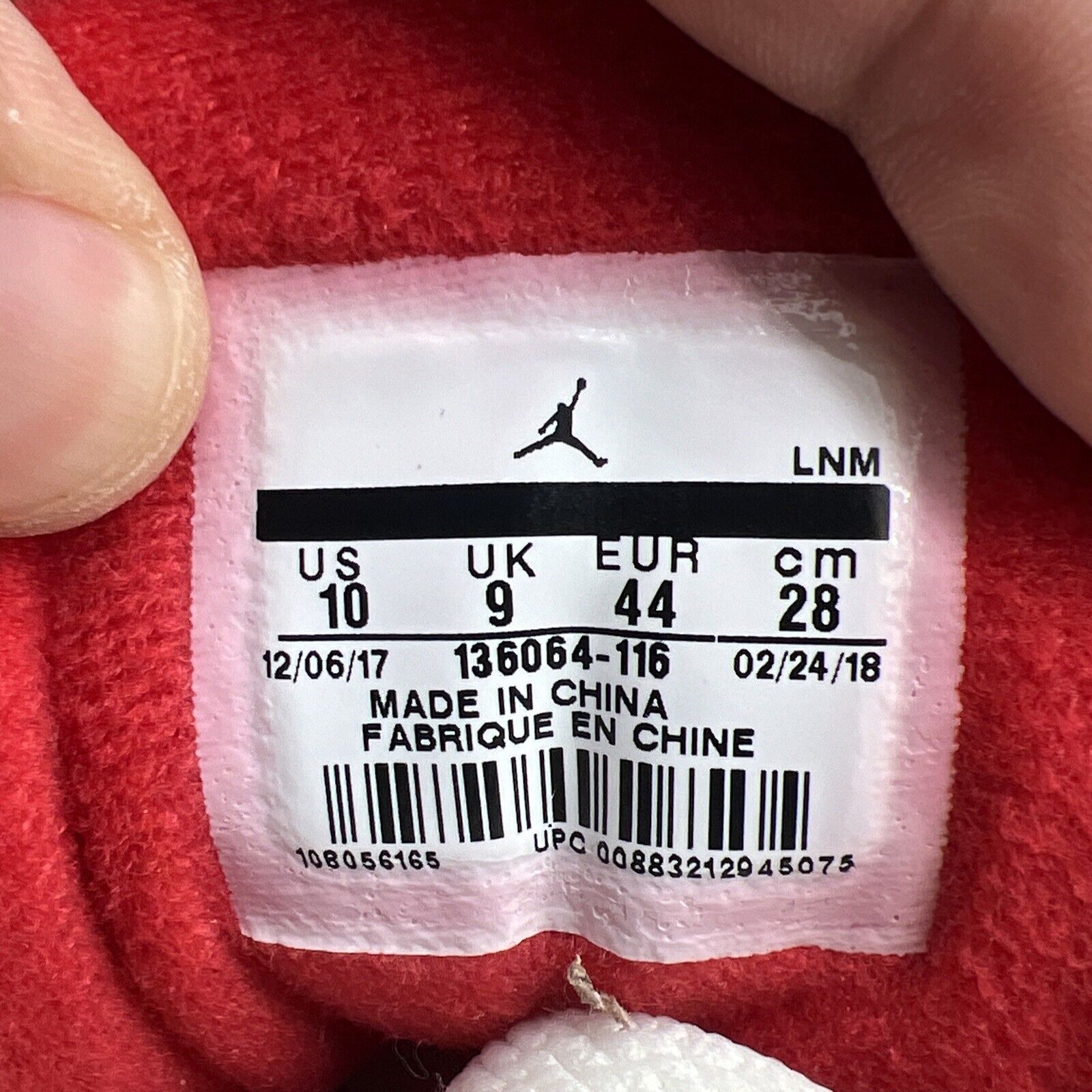 Size 10 - Jordan 3 Retro Hall of Fame 2018 (136064-116)