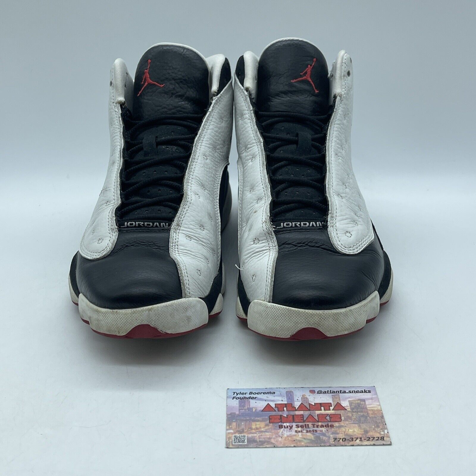 Size 9.5 - Air Jordan 13 Retro 2013 He Got Game White Leather Suede (309259-104)