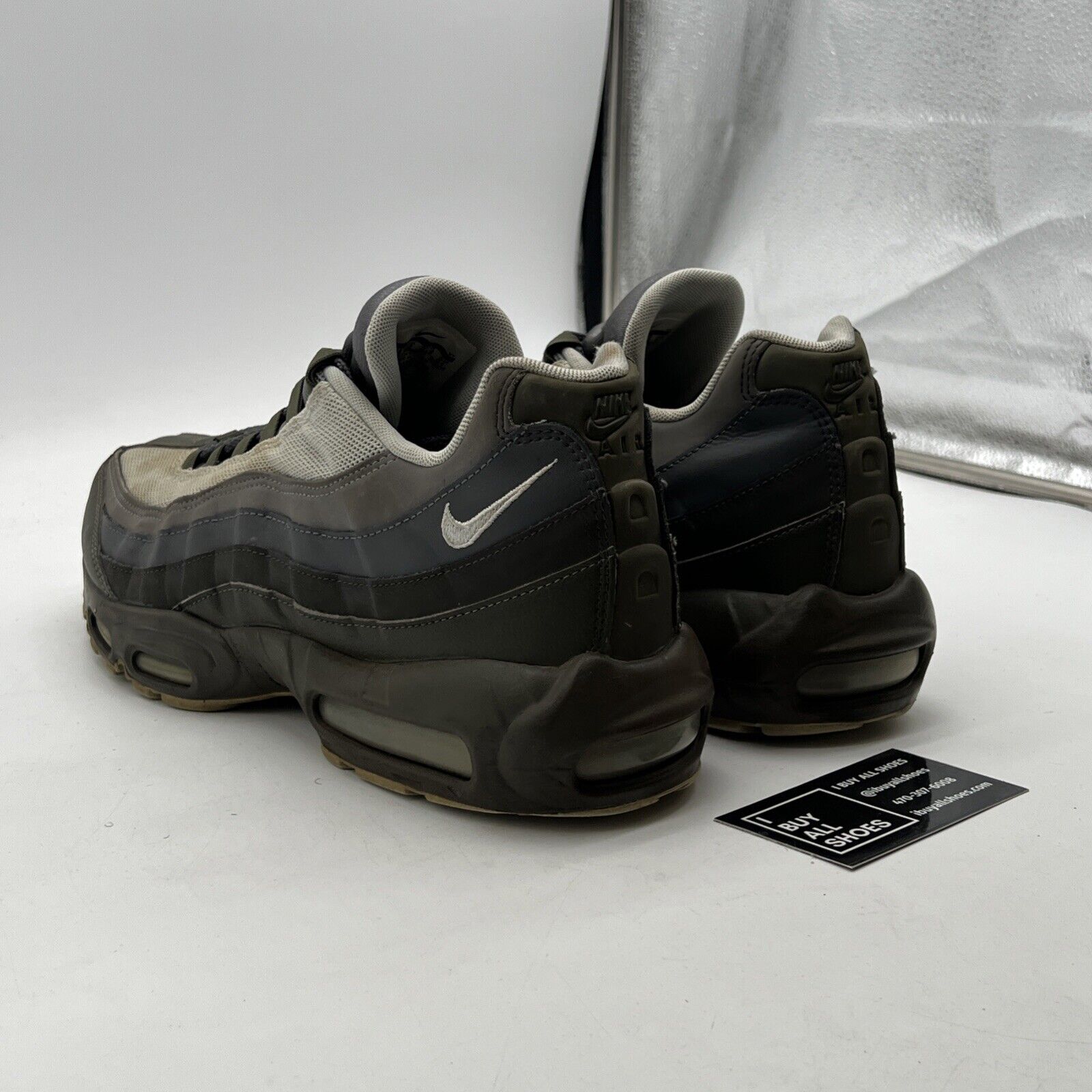 Size 13 - Nike Air Max 95 Essential Cargo Khaki (749766-302)