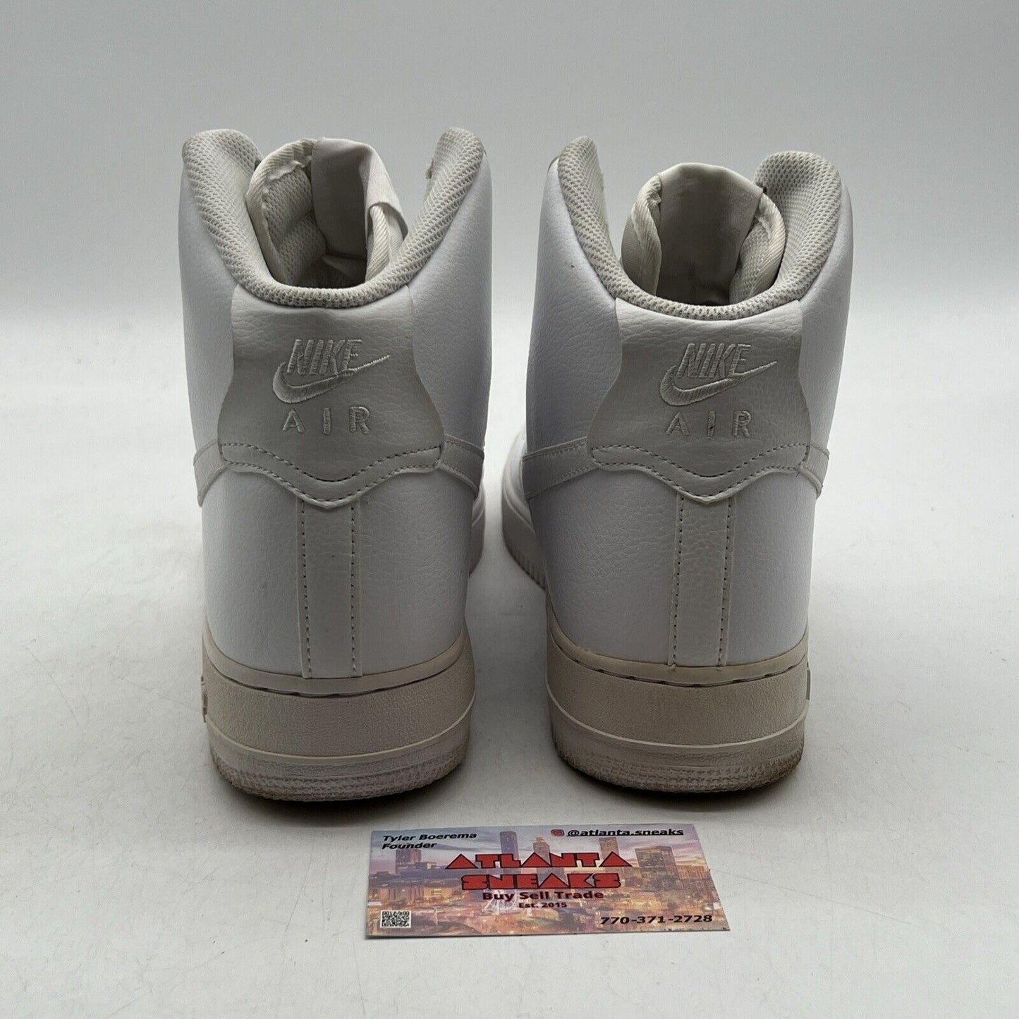 Size 10 - Nike Air Force 1 '07 High White Leather (315121-115)