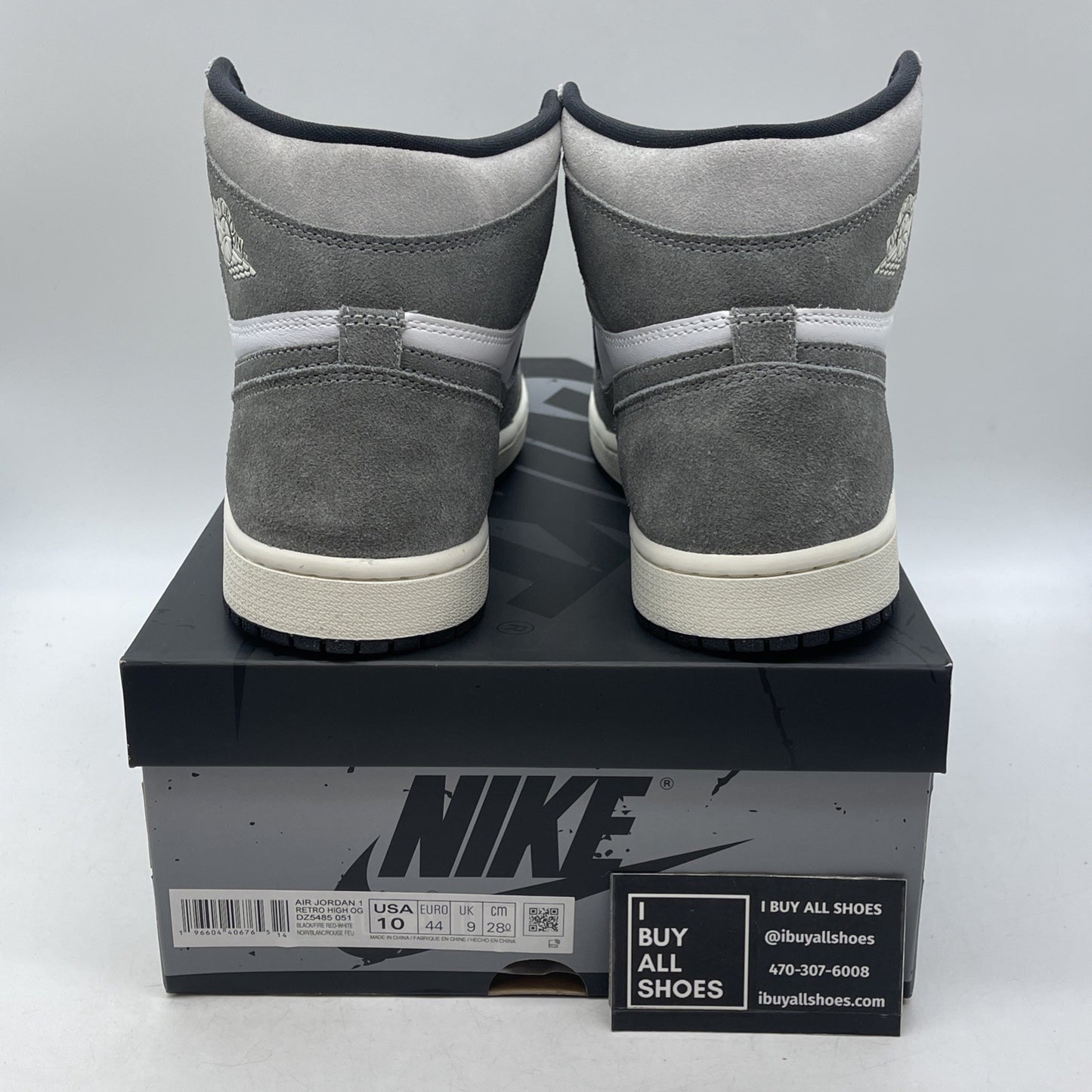 Size 10 - Air Jordan 1 Retro OG High Washed Black (DZ5485-051)