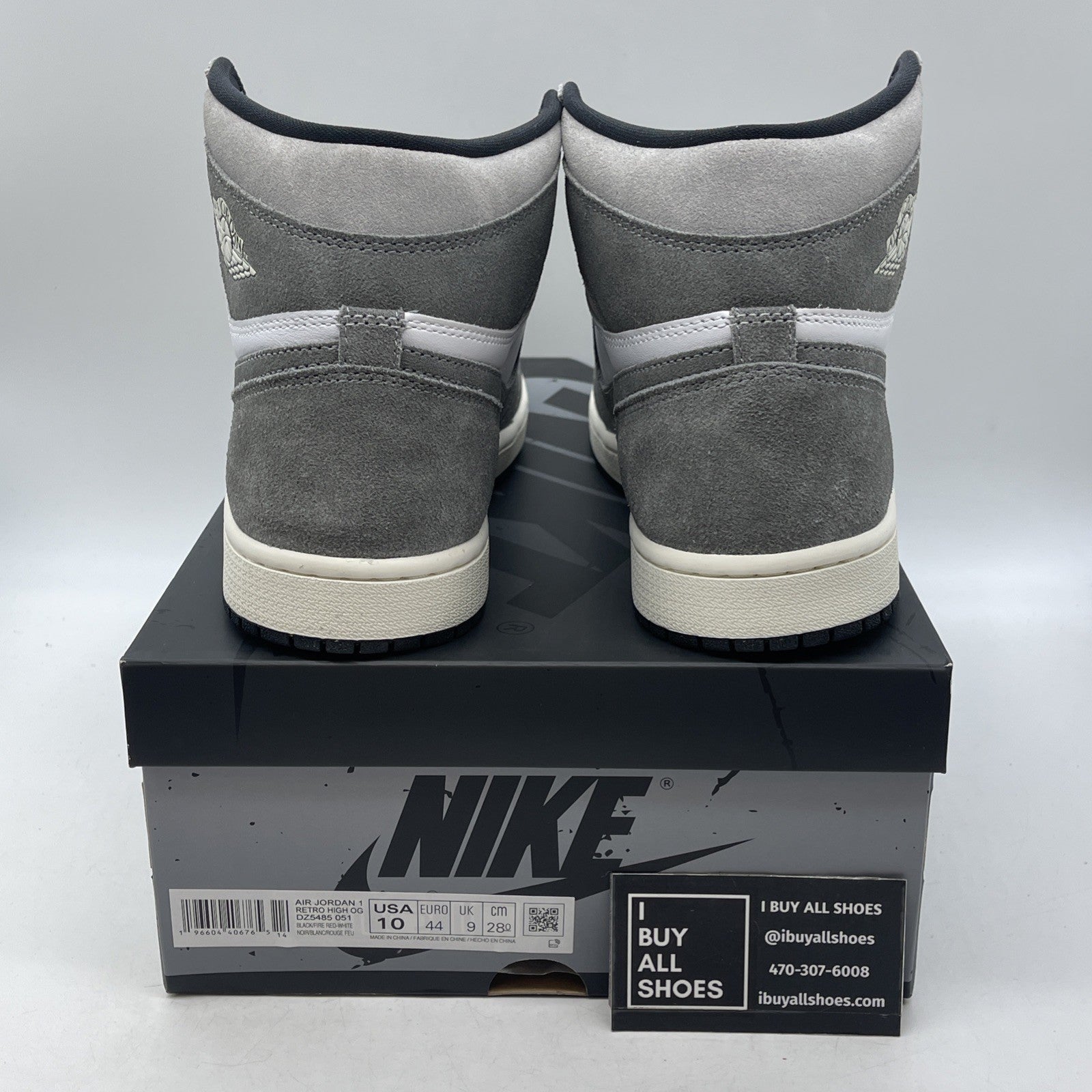 Size 10 - Air Jordan 1 Retro OG High Washed Black (DZ5485-051)