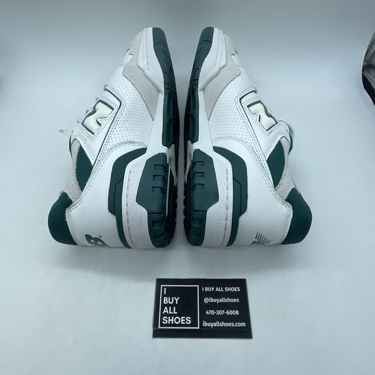 Size 10 - New Balance 550 White Vintage Teal (BB550STA)