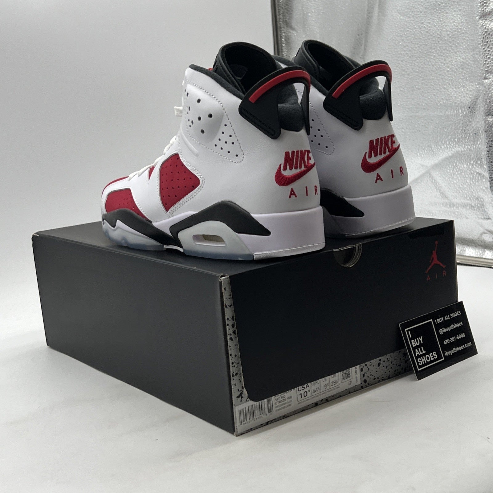 Size 10.5 - Air Jordan 6 Retro OG Mid Carmine (CT8529-106)