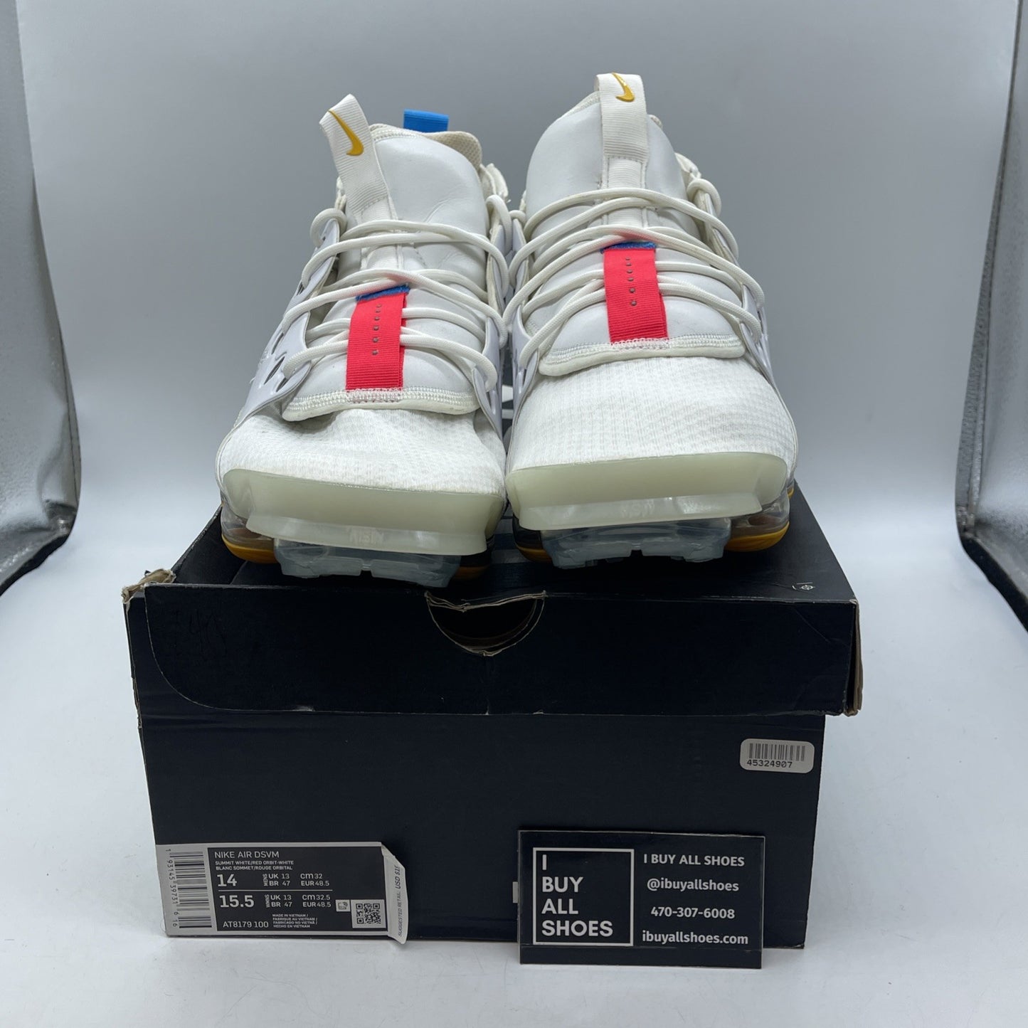 Size 14 - Nike Air VaporMax D/MS/X Off White (AT8179-100)