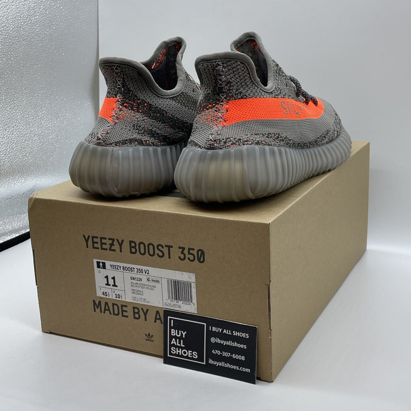 Size 11 - adidas Yeezy Boost 350 V2 Low Beluga Reflective Suede (GW1229)