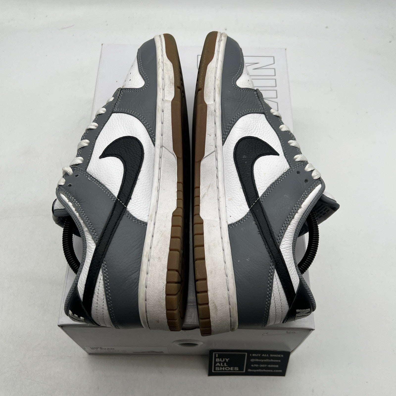 Size 11 - Nike Dunk Low ID By You Men’s Gum White Black Grey (FN0569-900)