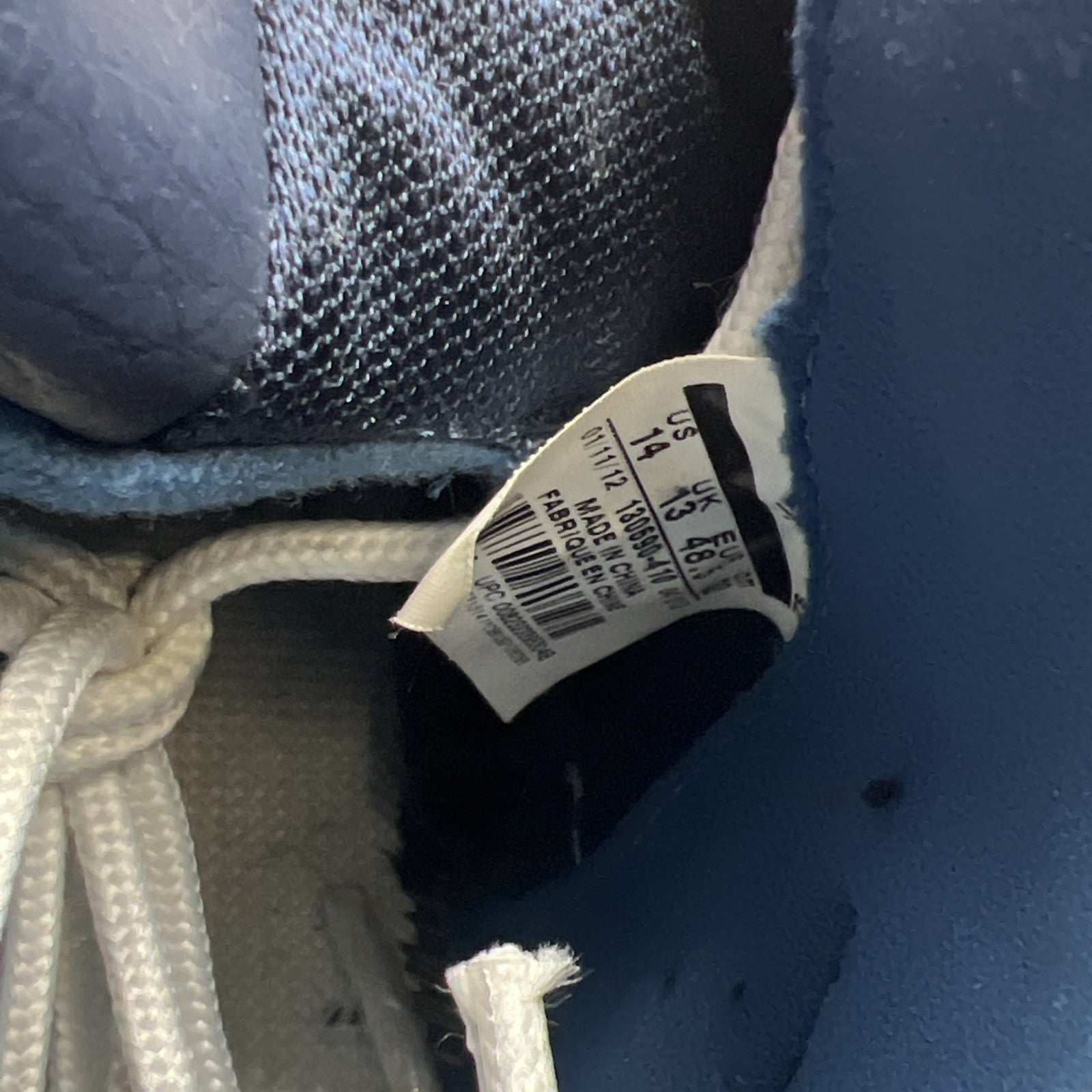 Size 14 - Air Jordan 12 Retro 2012 Obsidian (130690-410)