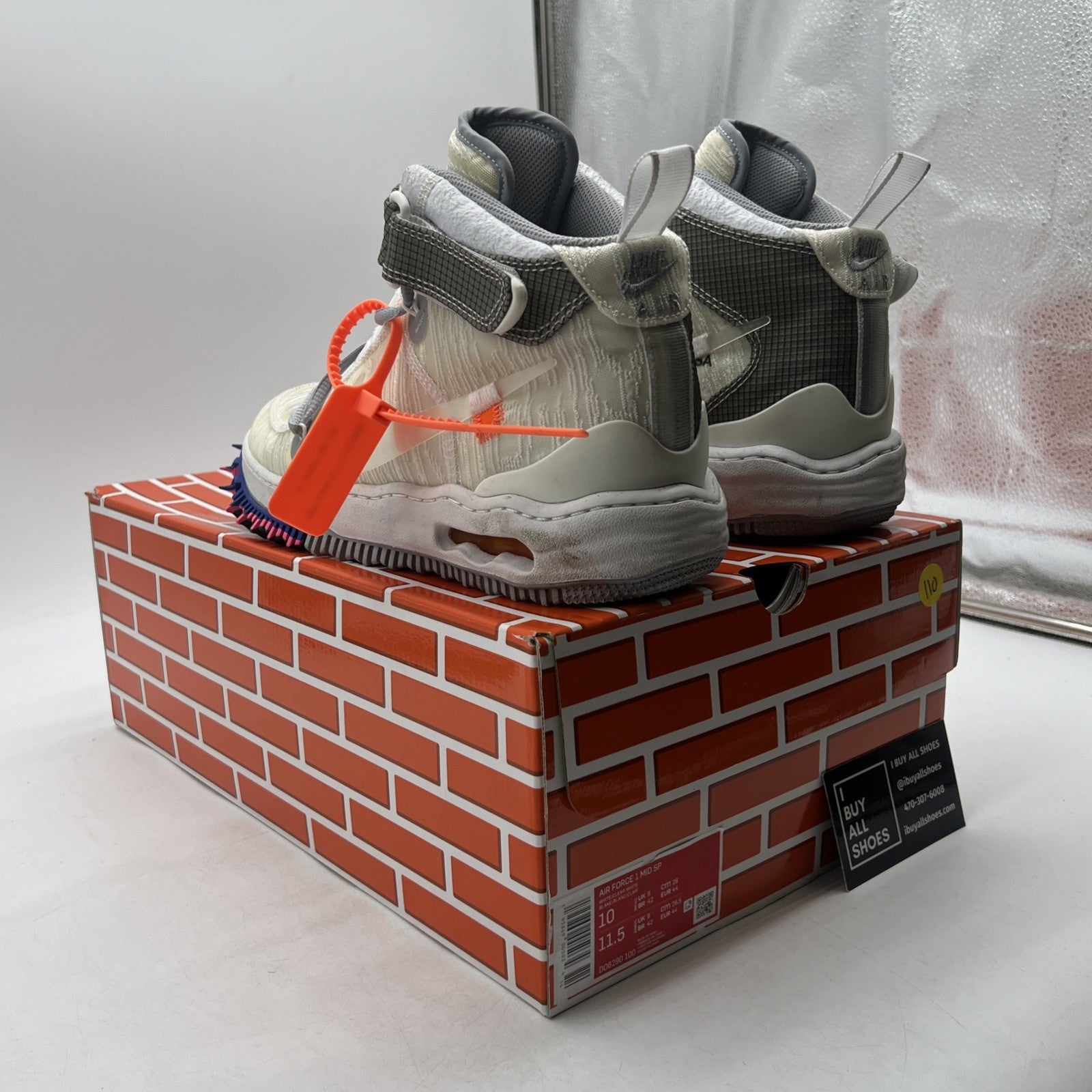 Size 10 - Nike Air Force 1 x Off-White White 2022 (DO6290-100)