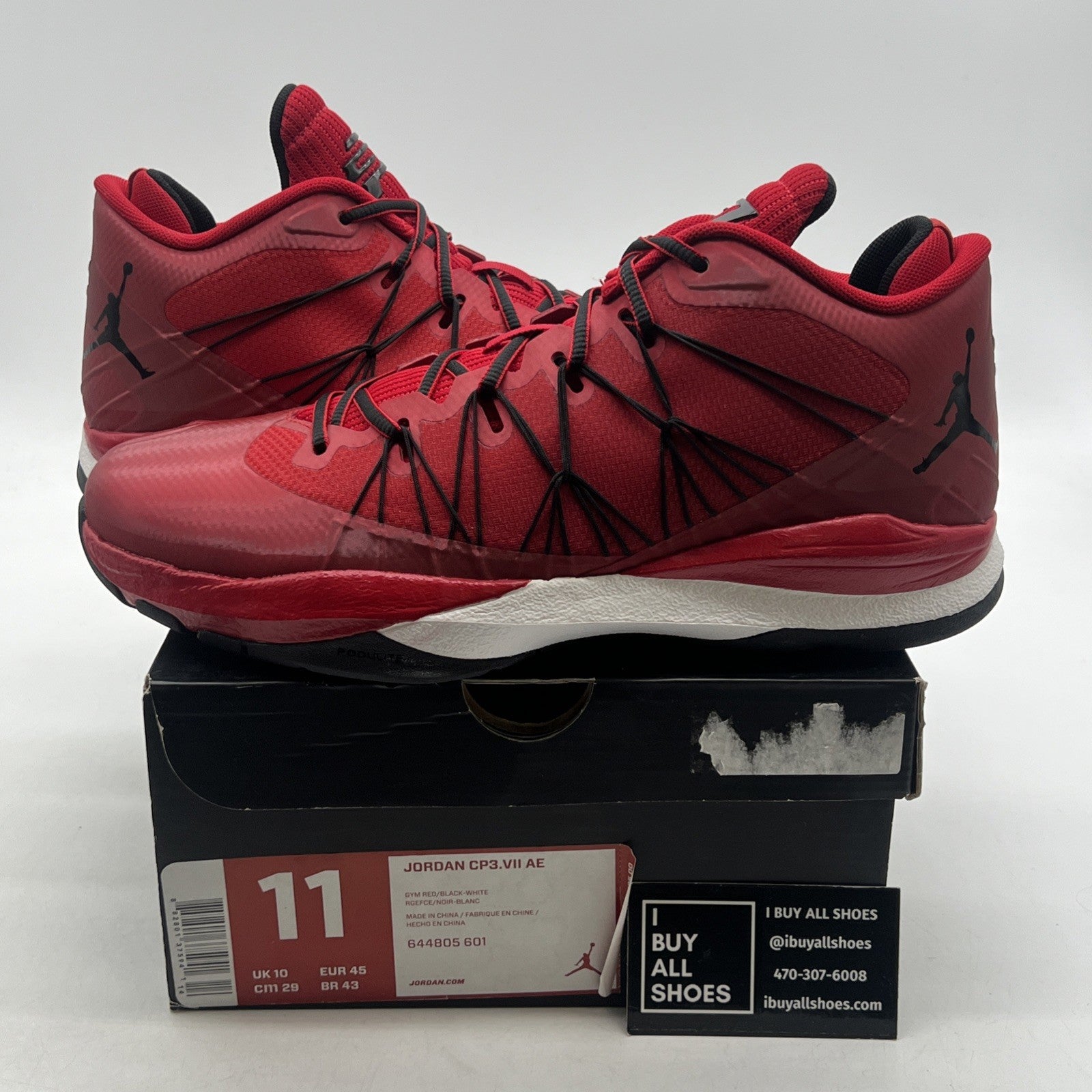 Size 11 - Jordan CP3.VII AE Red (644805-601)