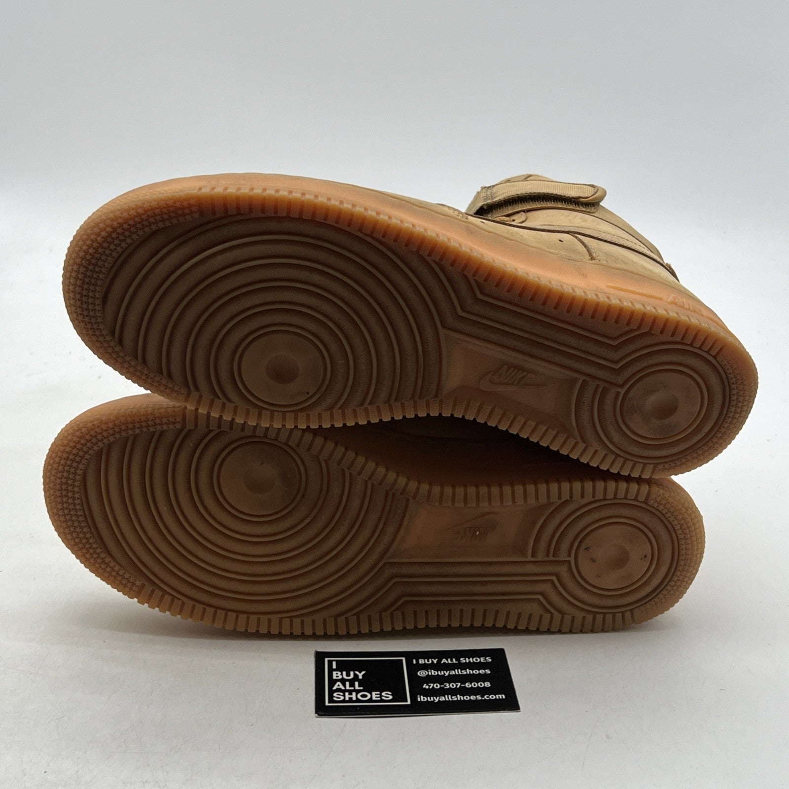 Size 11.5 - Nike Air Force 1 '07 LV8 WB High Flax (882096-200)