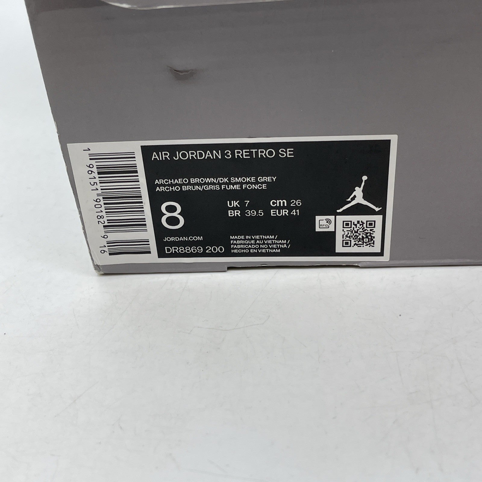 Size 8 - Air Jordan 3 Retro SE Winterized Brown Pink Black Suede (DR8869-200)