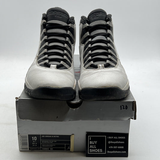 Size 10 - Air Jordan 10 Retro 2005 Steel (310805-101)