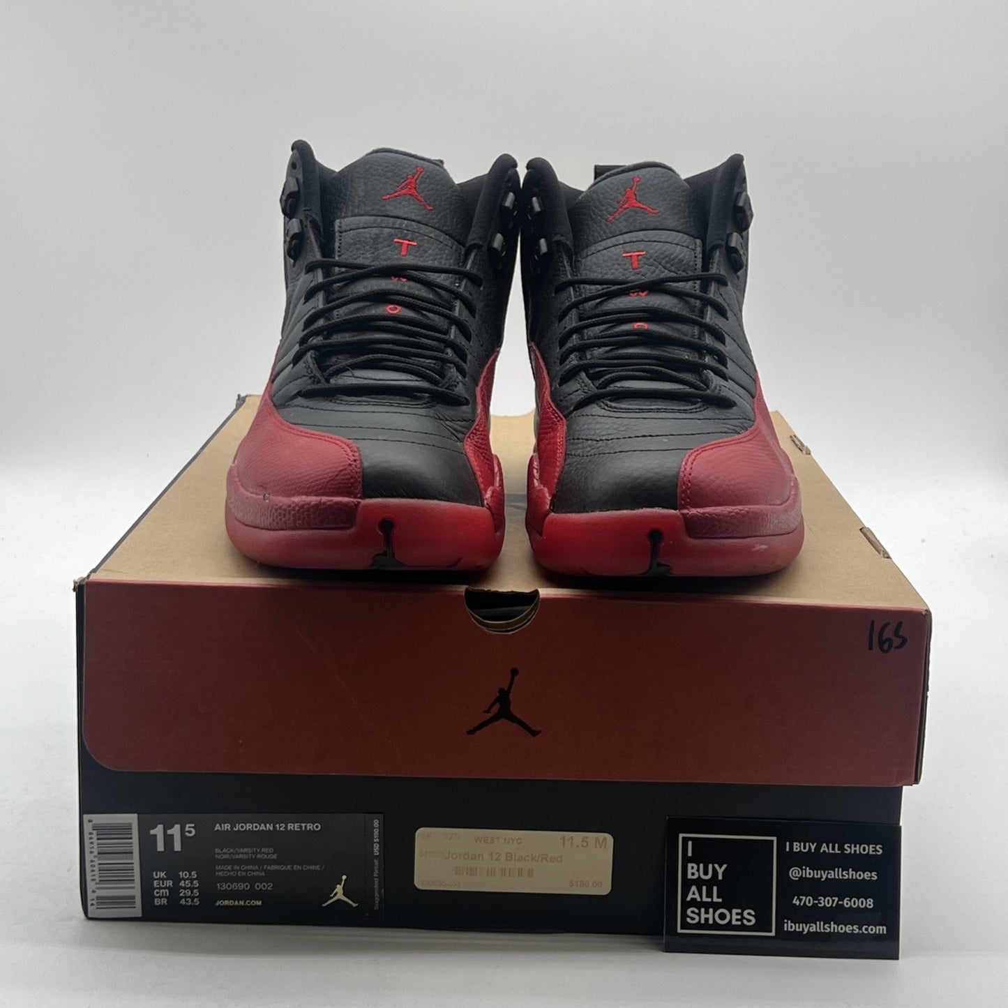 Size 11.5 - Air Jordan 12 Retro Mid Flu Game (130690-002)