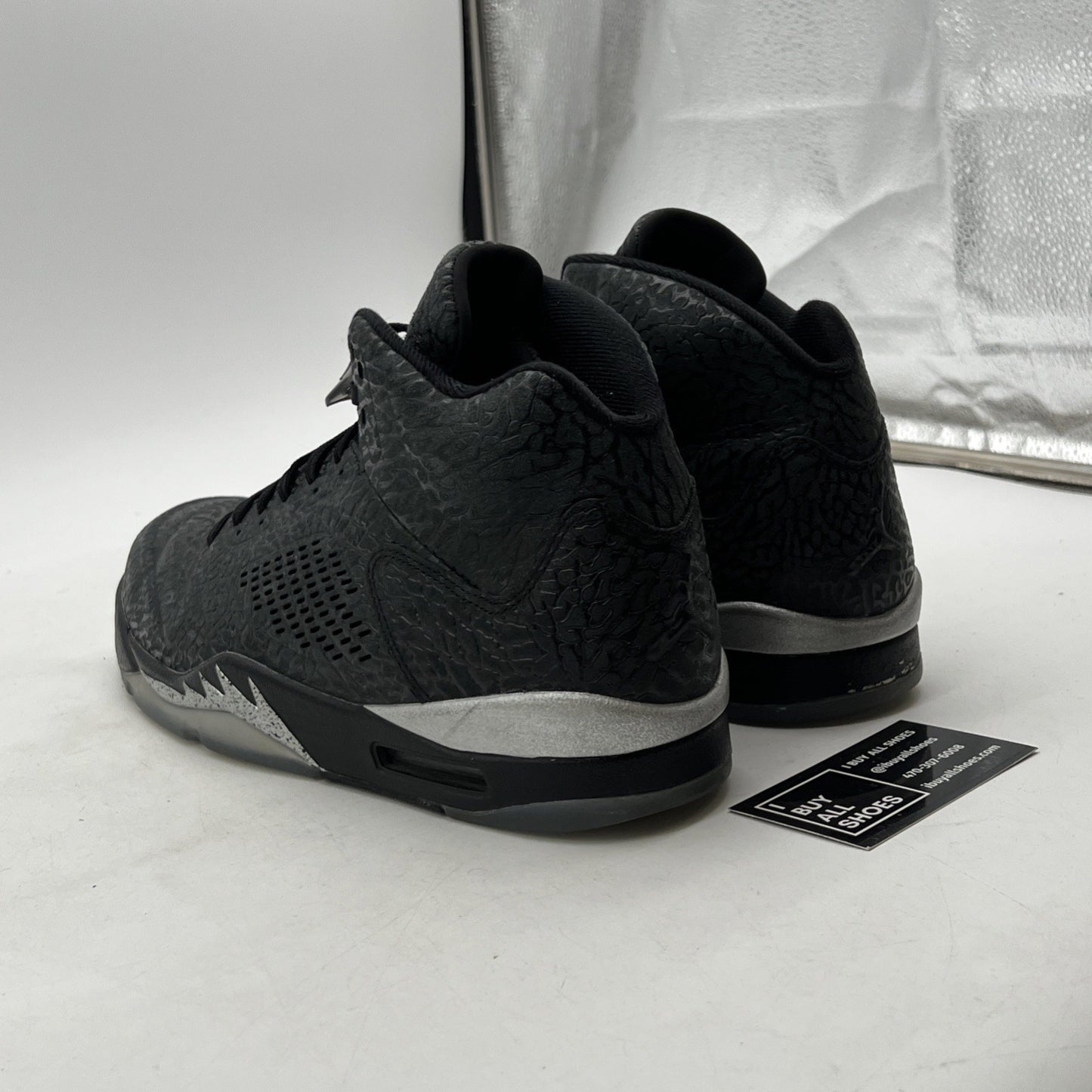 Size 10.5 - Air Jordan 5 Retro 3Lab5 Elephant Print (599581-003)