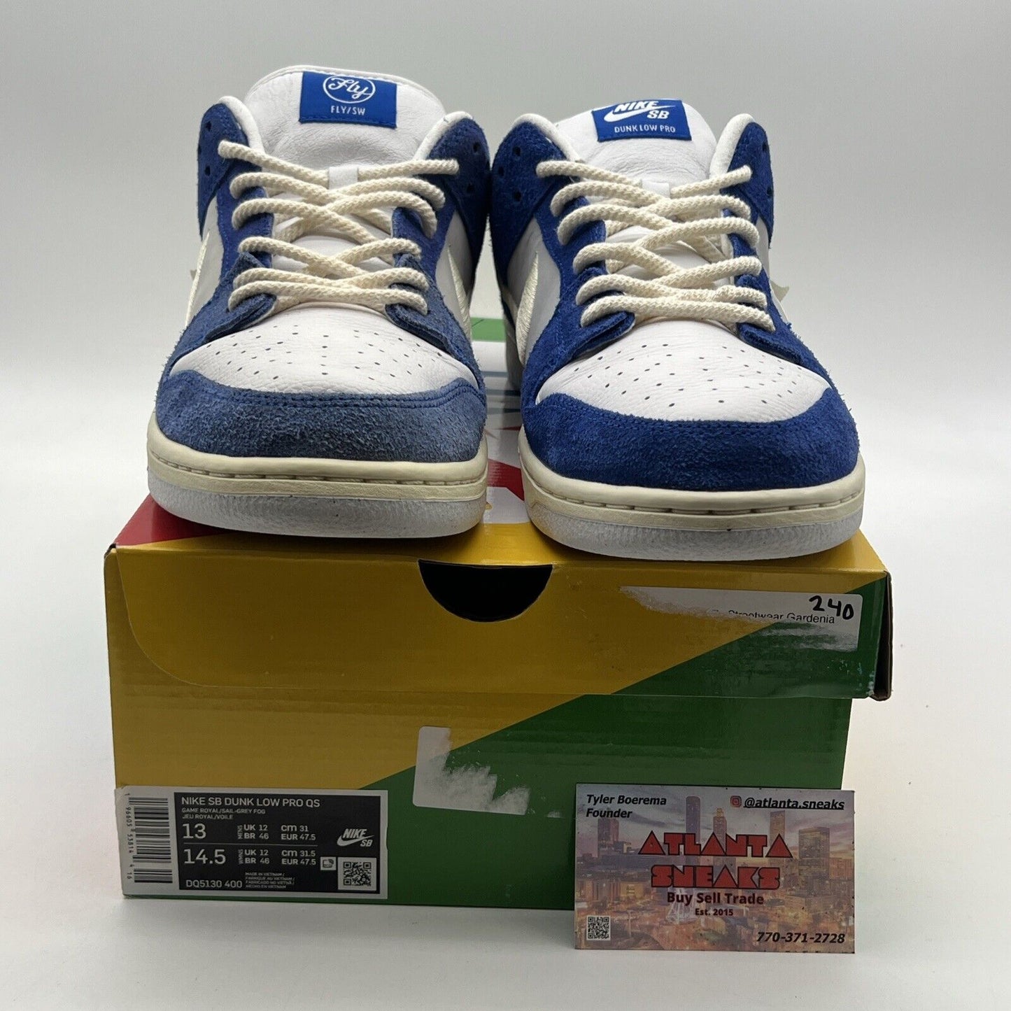Size 13 - Nike Fly Streetwear x Dunk Pro SB Low Gardenia (DQ5130-400)