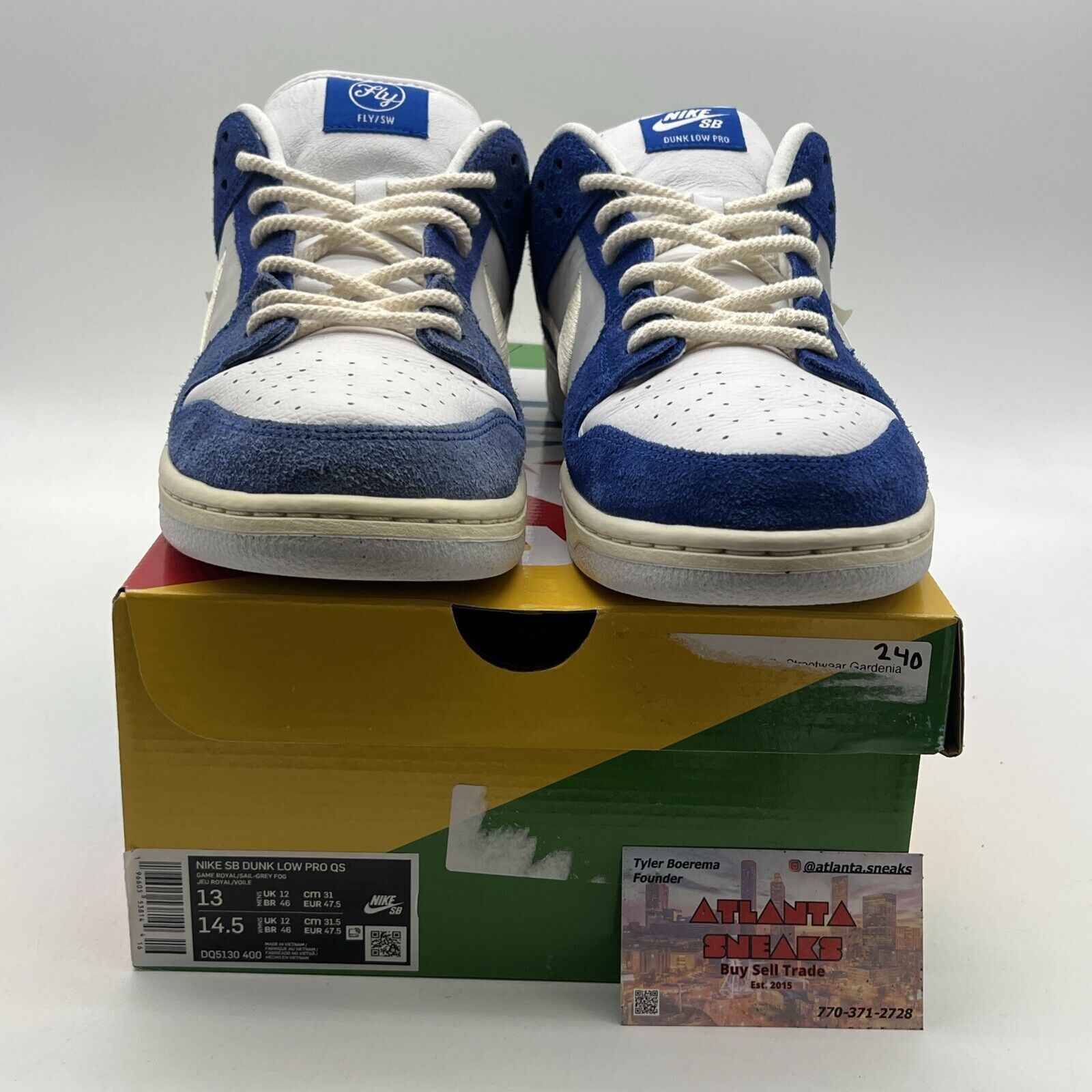 Size 13 - Nike Fly Streetwear x Dunk Pro SB Low Gardenia (DQ5130-400)